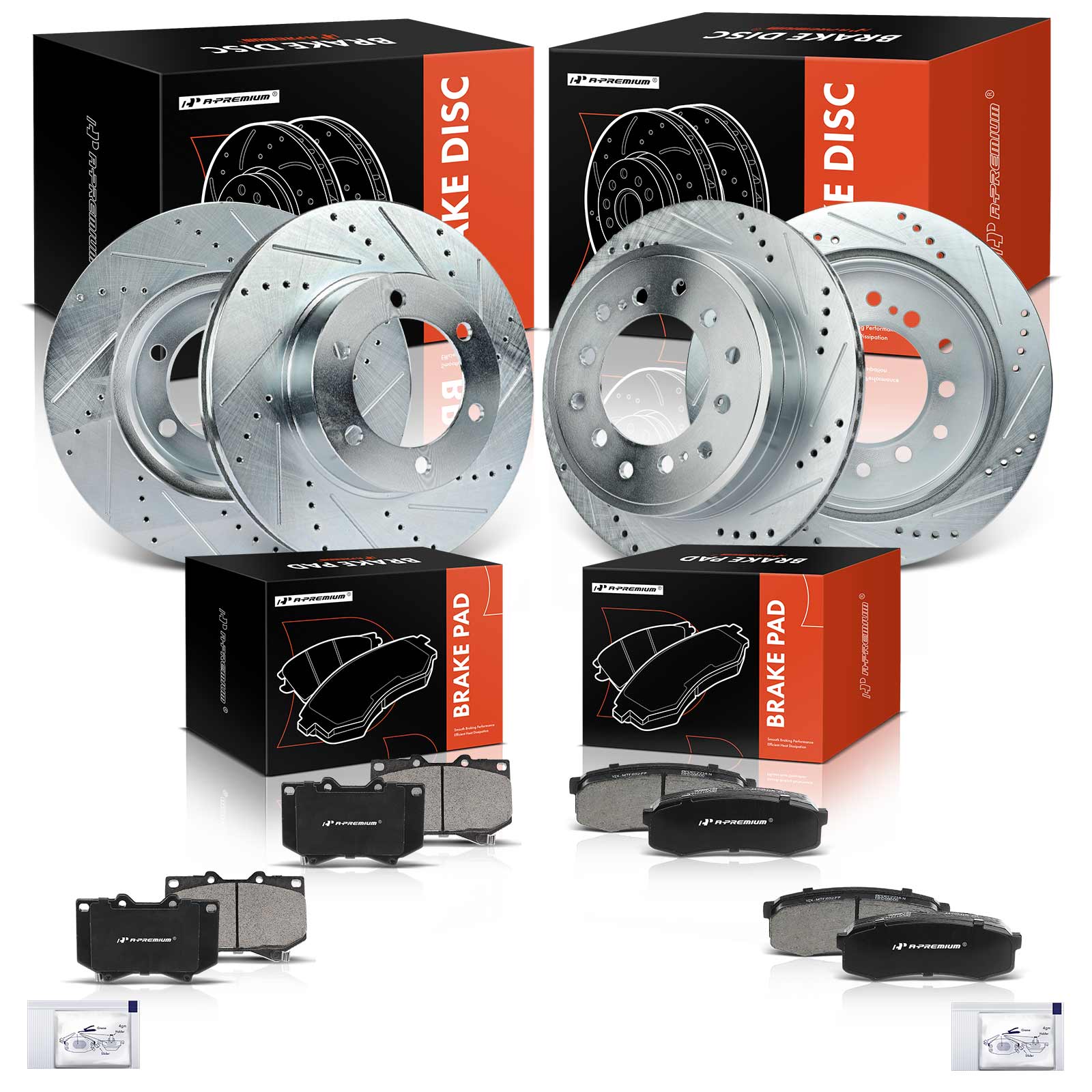 AM Brake Disc and Pad Kit SKU PRMAPBRPS700 OEM S31267 P812 S31294 P606-631761