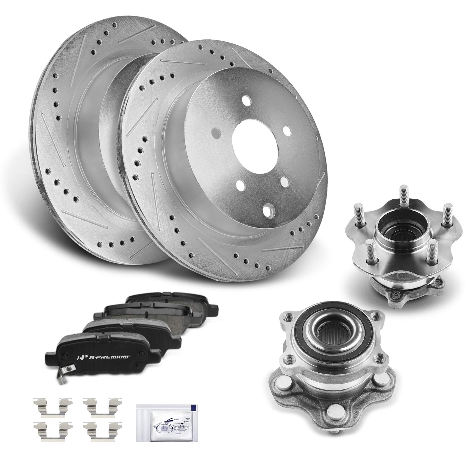 AM Brake Disc and Pad Kit SKU PRMAPBRPS774 OEM S31348-12142078-12142078 BR313