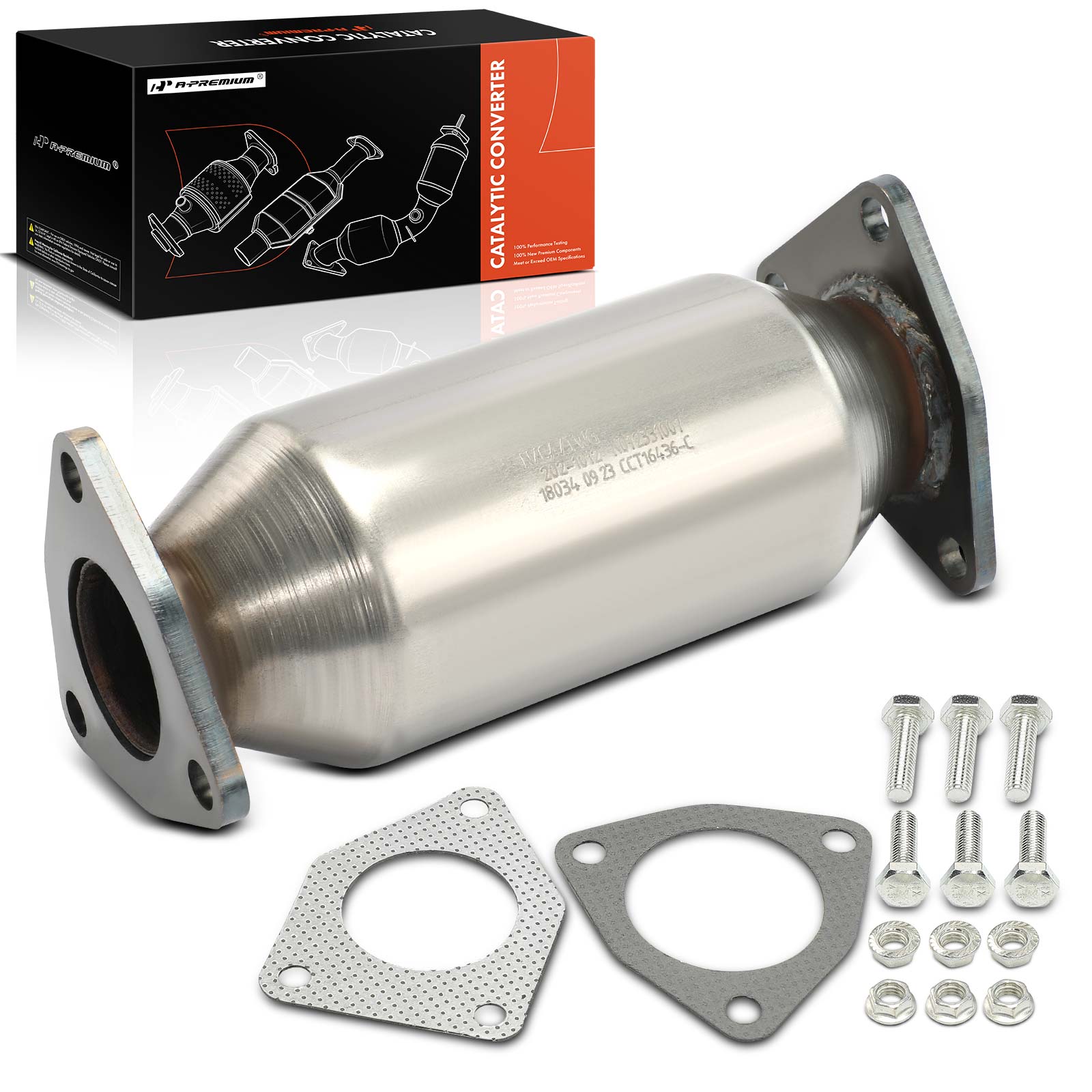 AM Catalytic Converter SKU PRMAPCCT009 OEM 16436-18150R40A00-18150R41L00