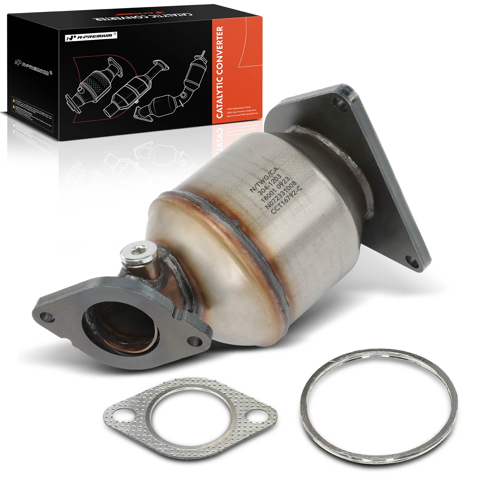 AM Catalytic Converter SKU PRMAPCCT039 OEM 16792-30562-9L8Z5E212A AL8Z5E2