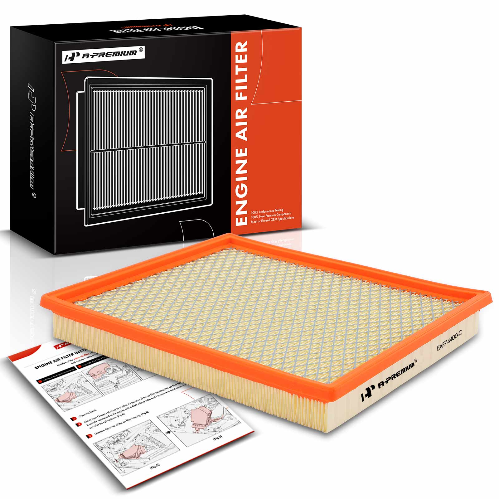AM Air Filter SKU PRMAPEAF418 OEM CA7440 AF7845 A1267C A44727-62