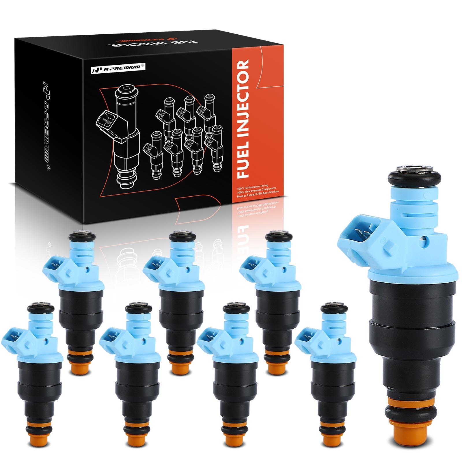 AM Fuel Injector SKU PRMAPFI378 OEM FJ717 E8TZ9F593A