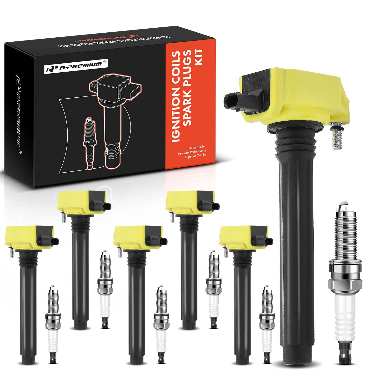 AM Ignition Coil and Spark Plug Kit SKU PRMAPIC0560 OEM UF648-05149168AI 2505484816-51