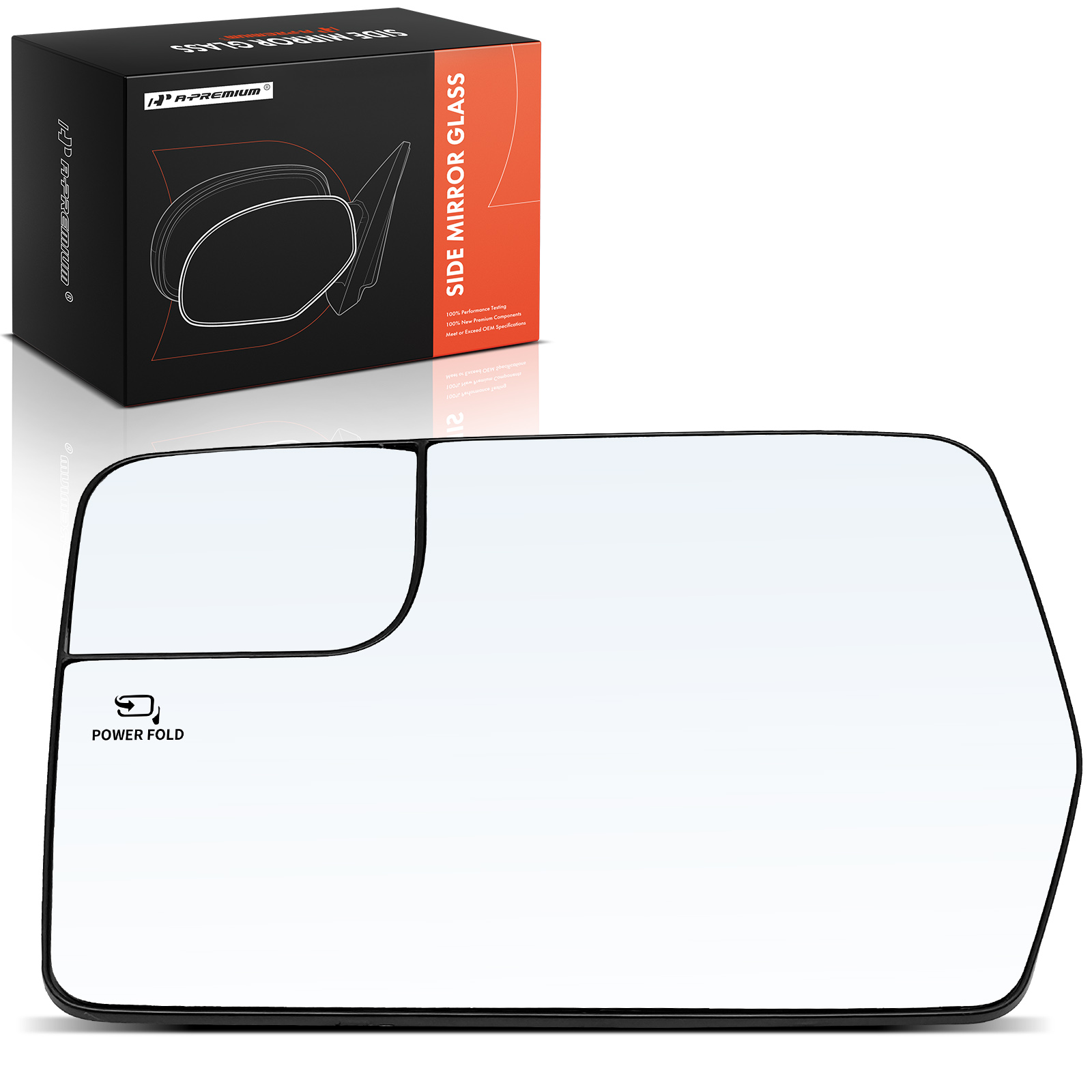 AM Mirror Glass SKU PRMAPMGS261 OEM BL3Z17K707FPFM APPLYING