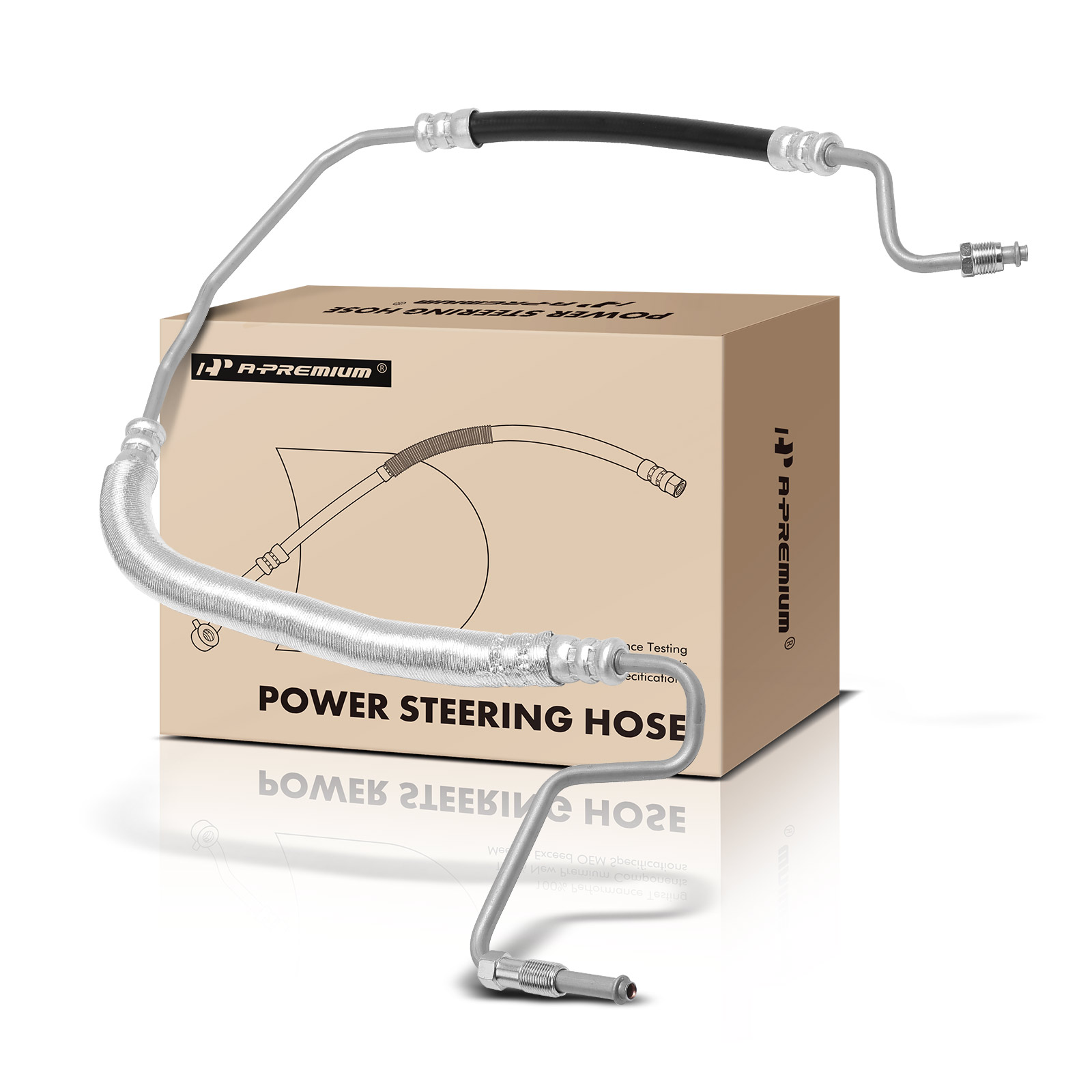 AM Power Steering Hose SKU PRMAPPSH2866PG OEM 3401075-47403030AC 47403030AD