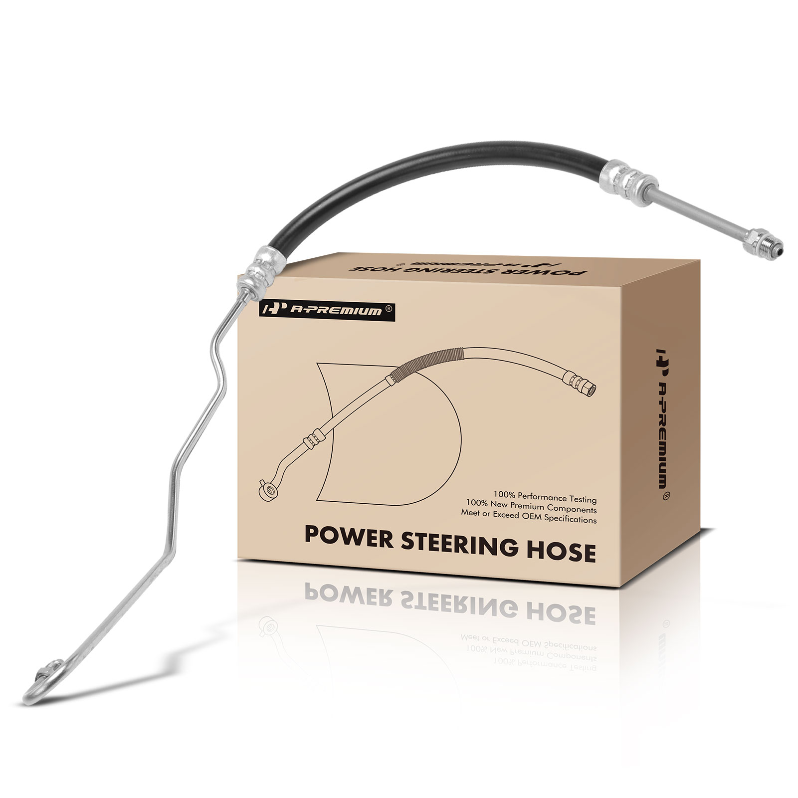 AM Power Steering Hose SKU PRMAPPSH2893PG OEM 3401360 F7UZ3A719AC