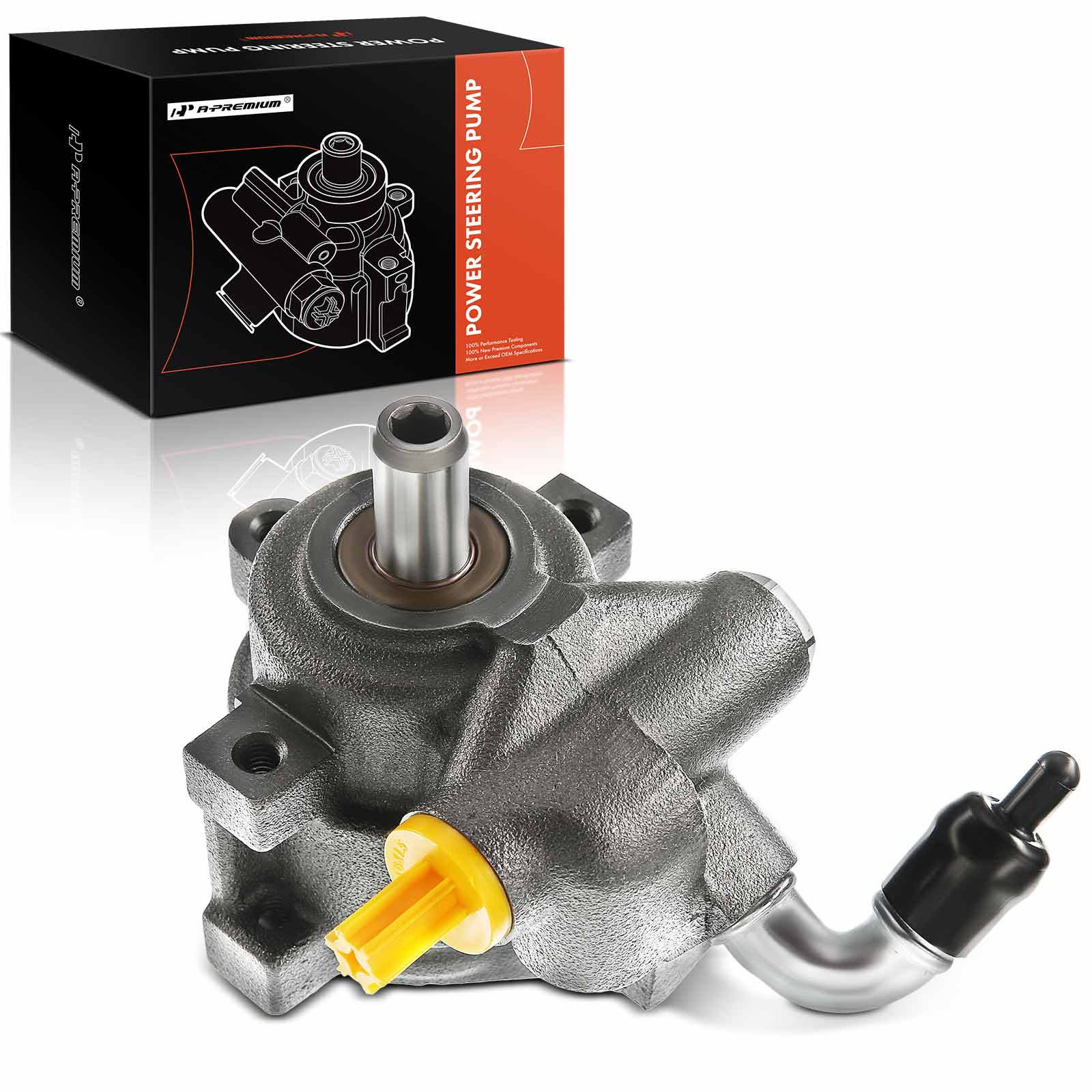 AM Power Steering Pump SKU PRMAPPSP0340 OEM 6L2Z3A674BA 6L2Z3A674C 6L2Z3A6