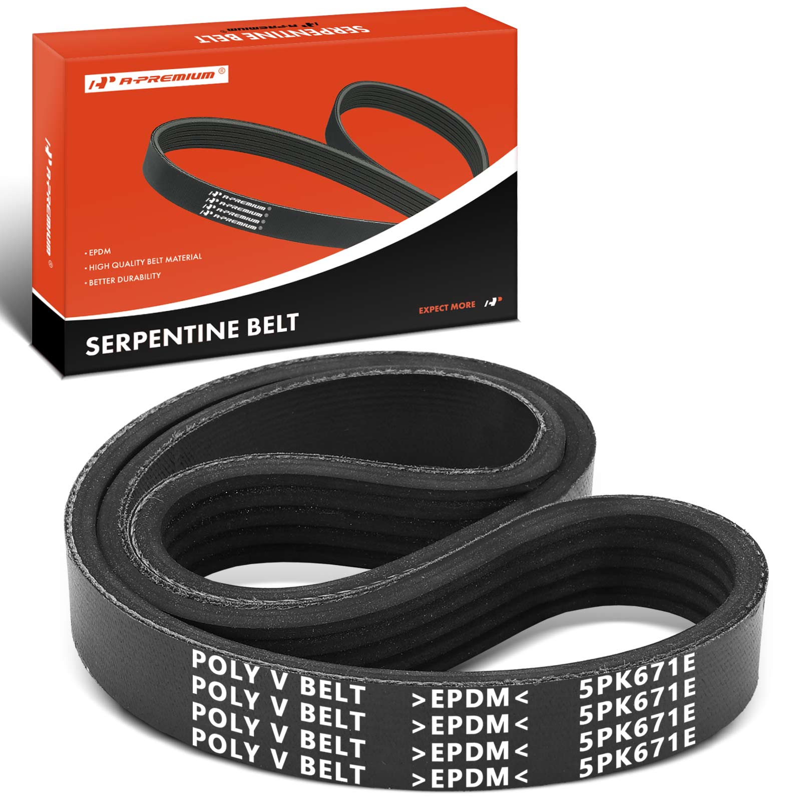 AM Serpentine Belt SKU PRMAPSBT064 OEM K050264SF 1143407-1148907-1253