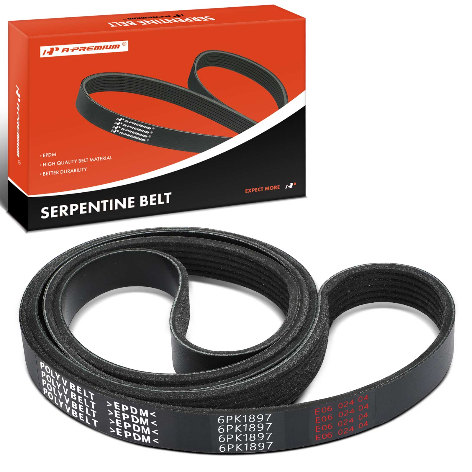 AM Serpentine Belt SKU PRMAPSBT138 OEM K060747-044260849E 10111698-10