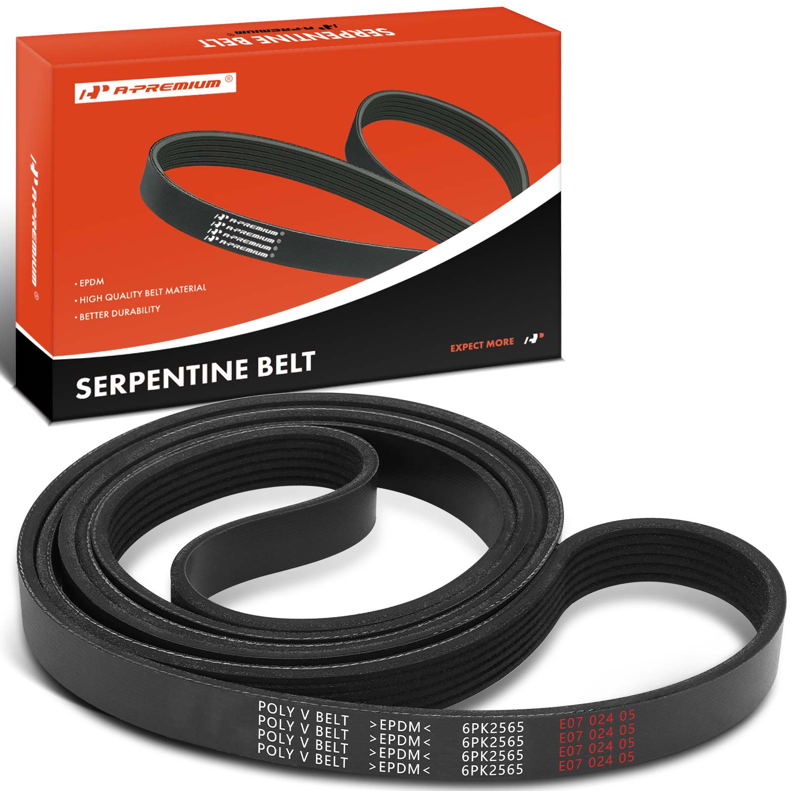 AM Serpentine Belt SKU PRMAPSBT219 OEM K061010-059903137BQ 059903137C