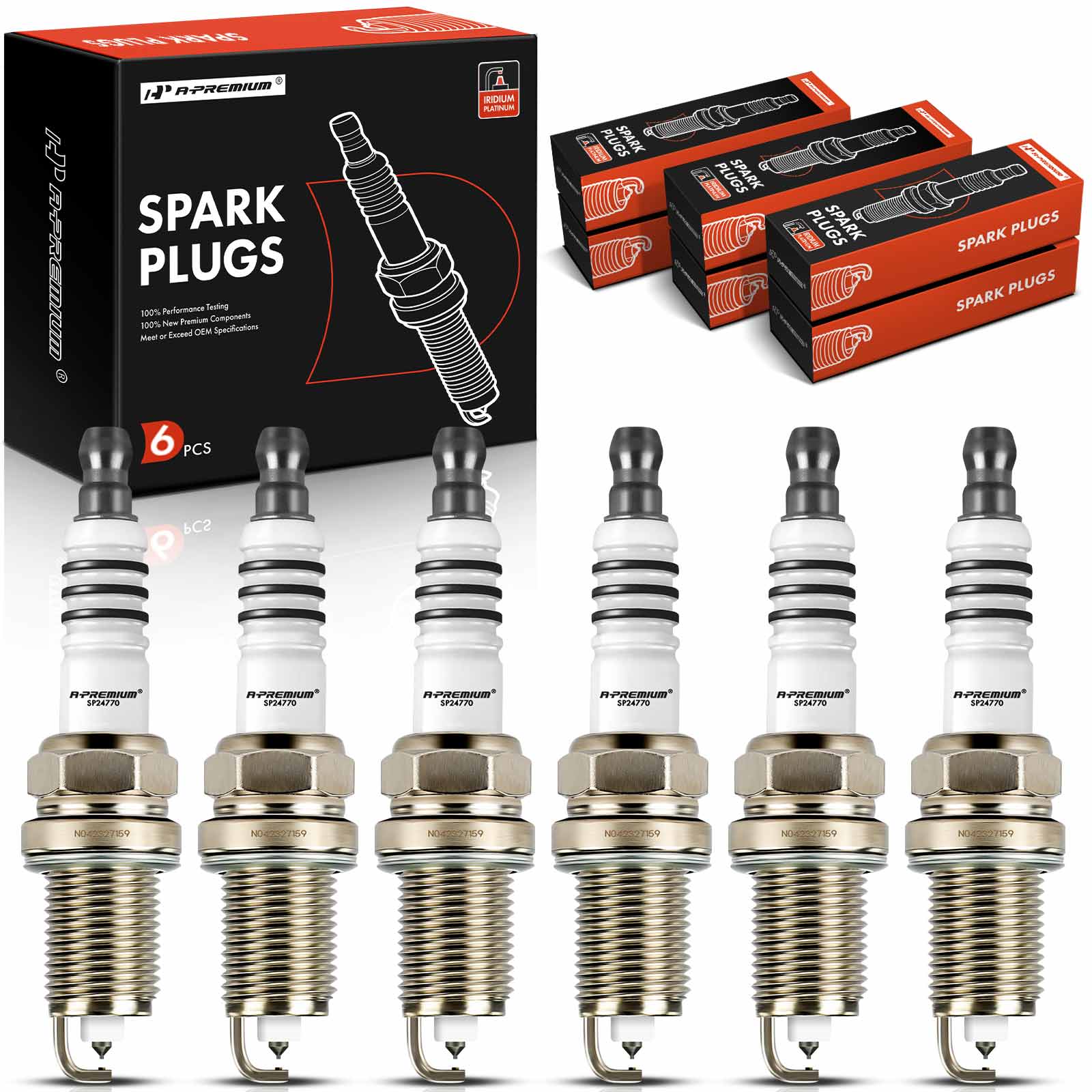 AM Spark Plug SKU PRMAPSP017 OEM 2477 ZFR5FIX11-7098 ZFR5FGP 95