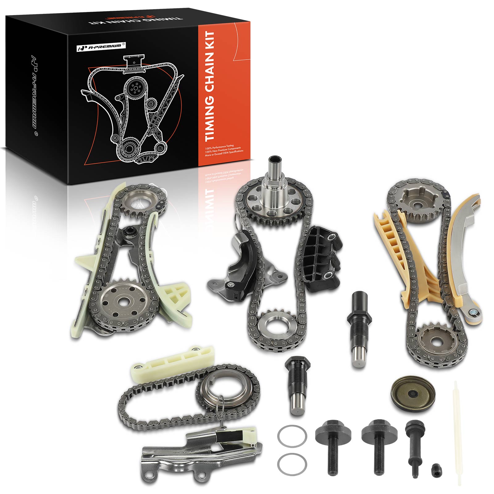 AM Timing Chain Kit SKU PRMAPTCK325 OEM 90398SB YU2Z6268BA C398F F77Z6