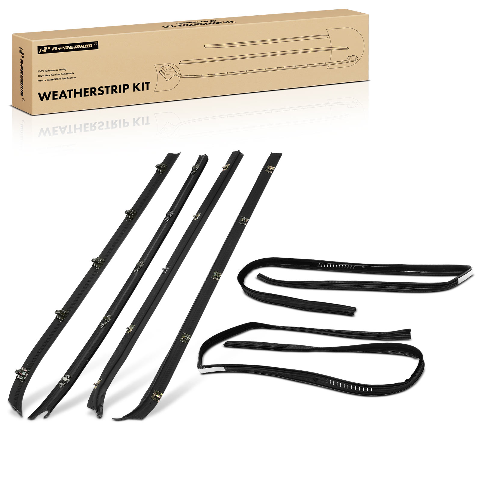 AM Weatherstrip Seal SKU PRMAPWSL251 OEM KG2033-14027775-14027776-15569