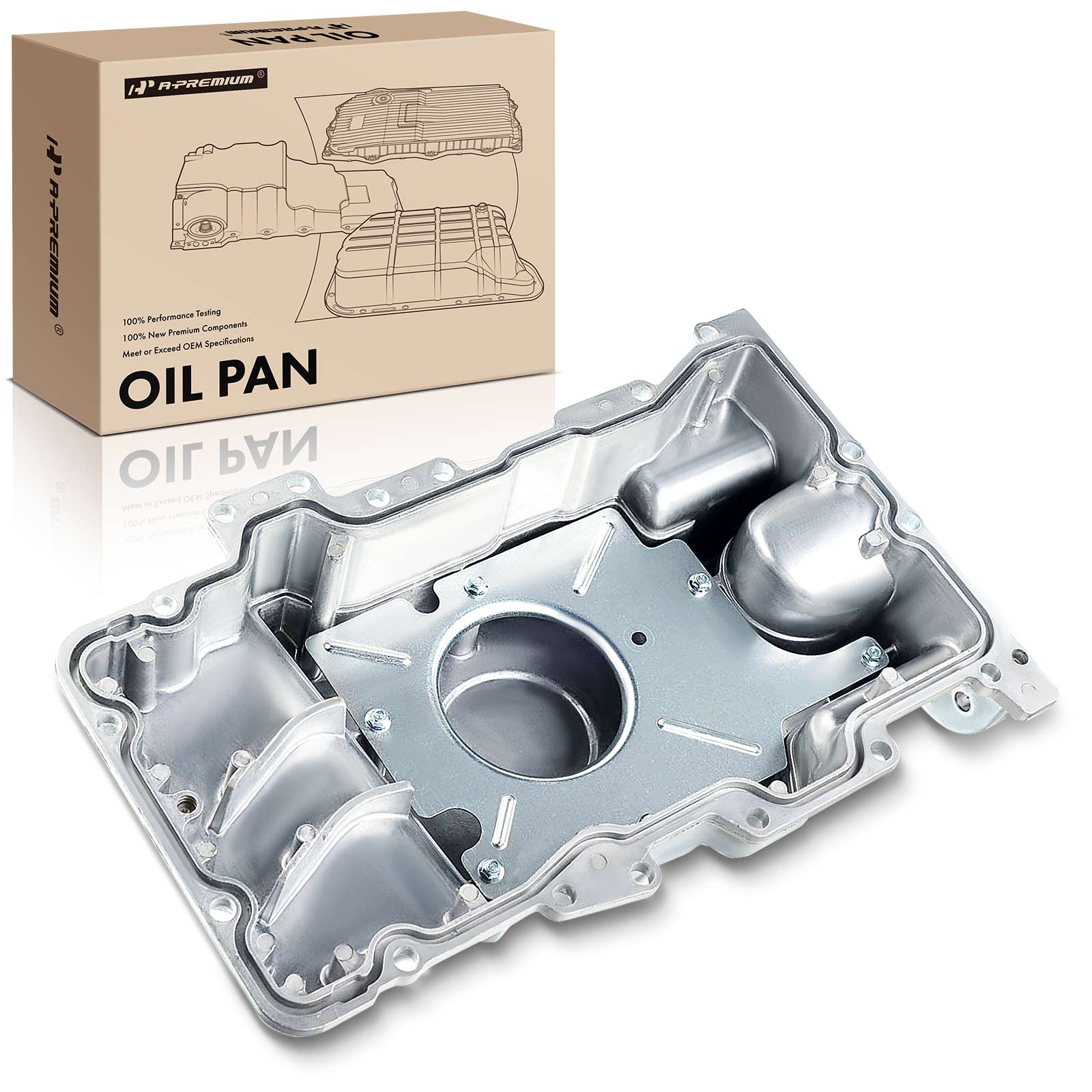 AM Oil Pan SKU PRMOP072C OEM 264028-3M4Z6675BA 7L8Z6675A AJ
