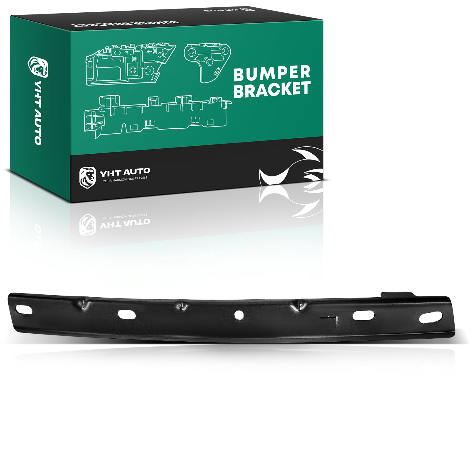 AM Bumper Bracket SKU PRMYHTBBT11121 OEM FO1042142 FL3Z17755B