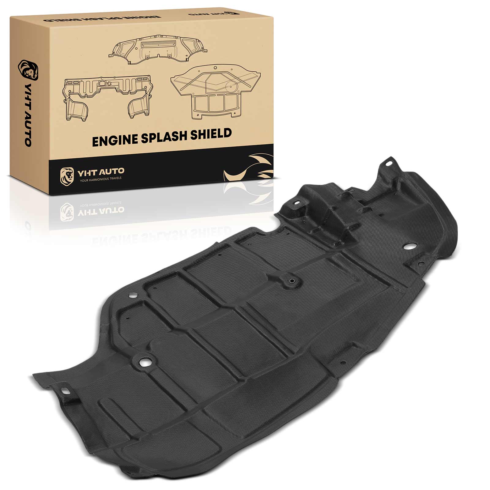 AM Engine Splash Shield SKU PRMYHTSKP0068 OEM LX1228106 LX1228106C LX1228106