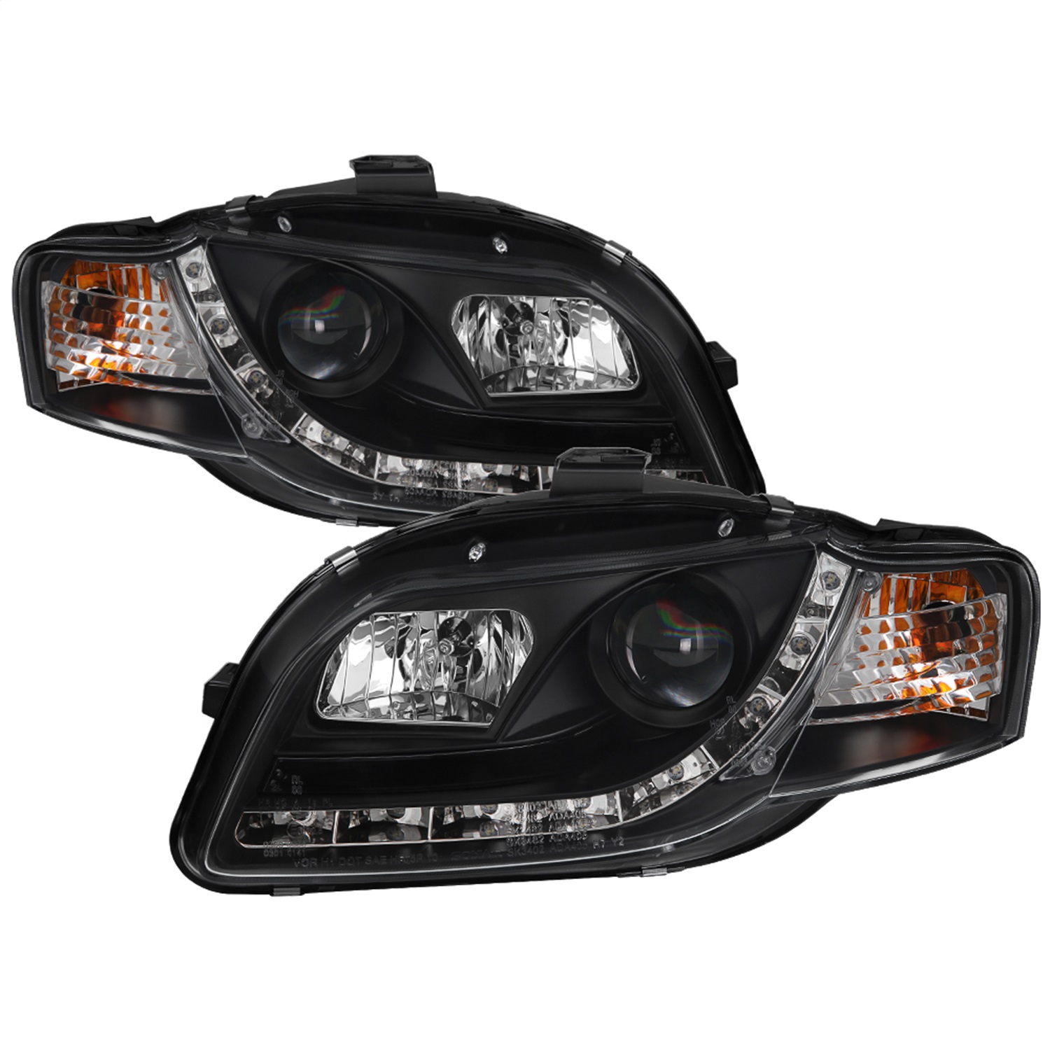 AM Headlight SKU PRO YD AA405 DRL BK