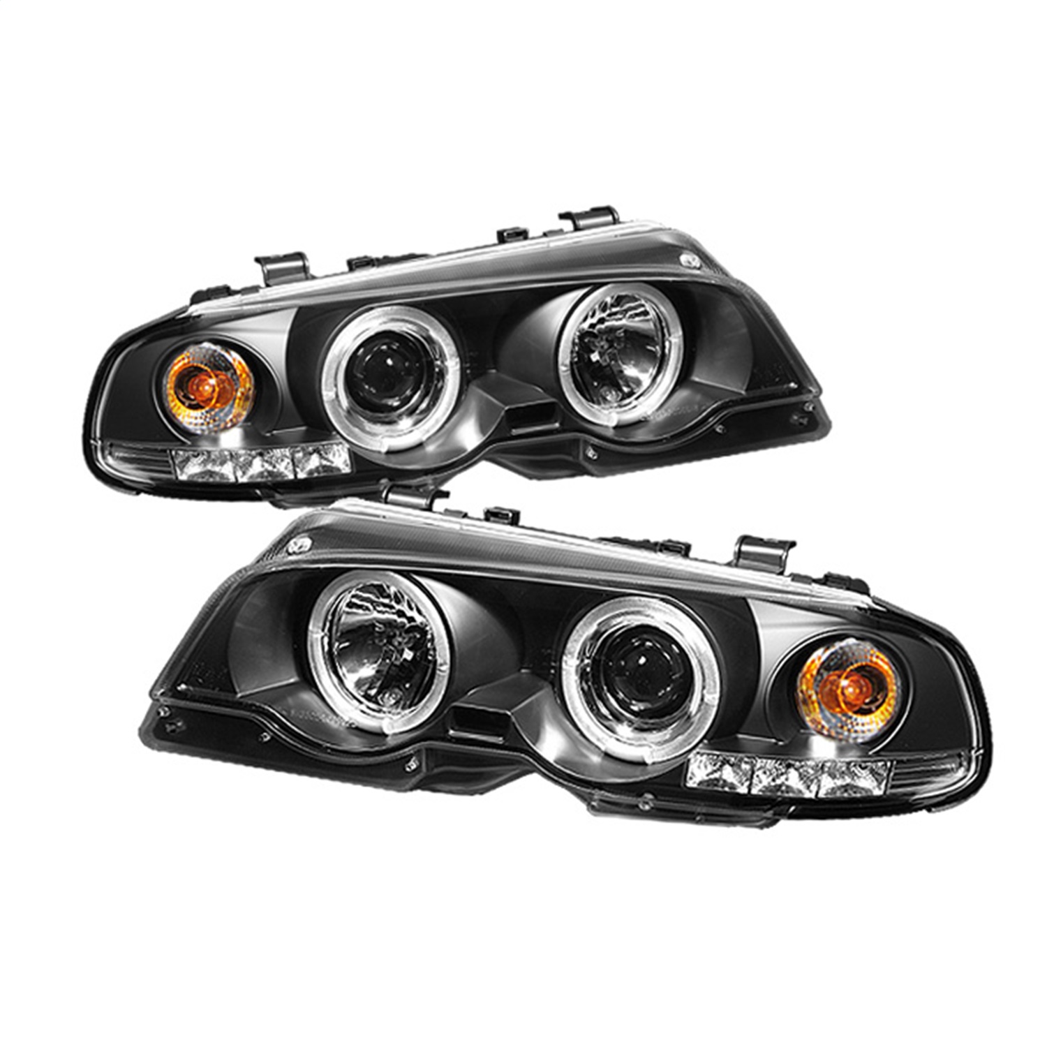 AM Headlight SKU PRO YD BMWE46-2D HL BK