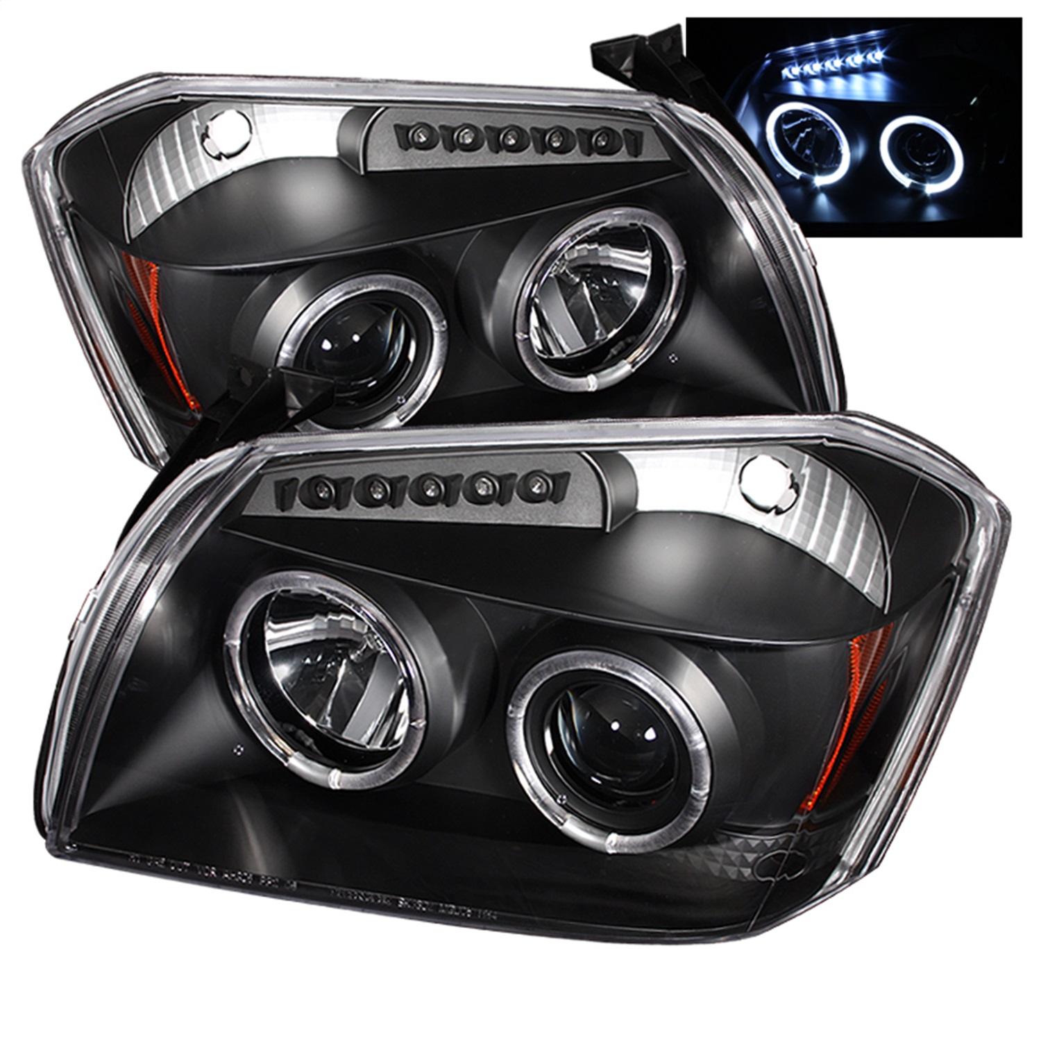 AM Headlight SKU PRO YD DMAG05 LED BK