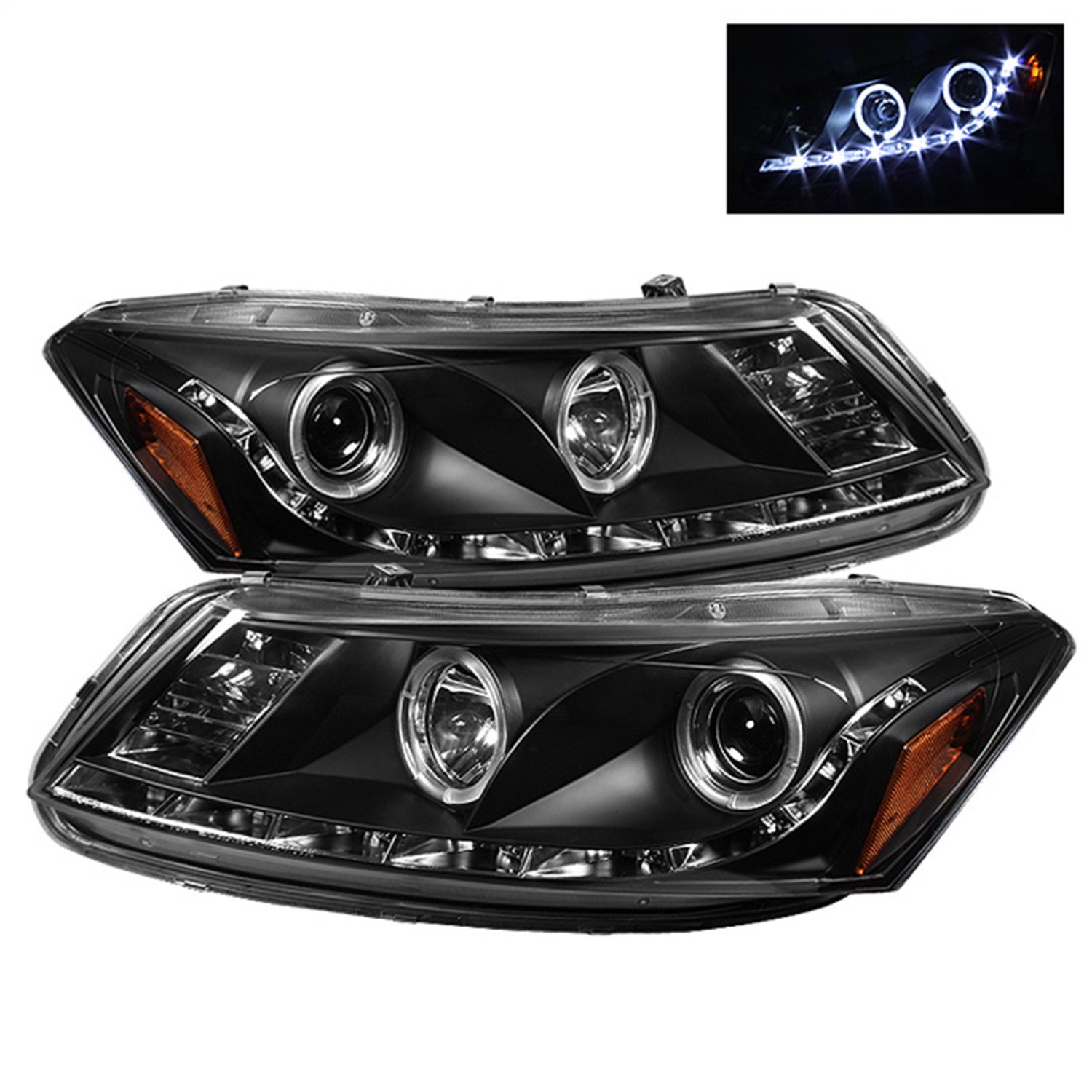 AM Headlight SKU PRO YD HA08-4D HL BK