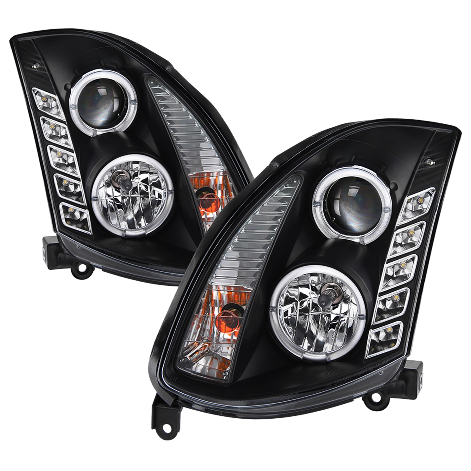 AM Headlight SKU PRO YD IG35032D DRL BK
