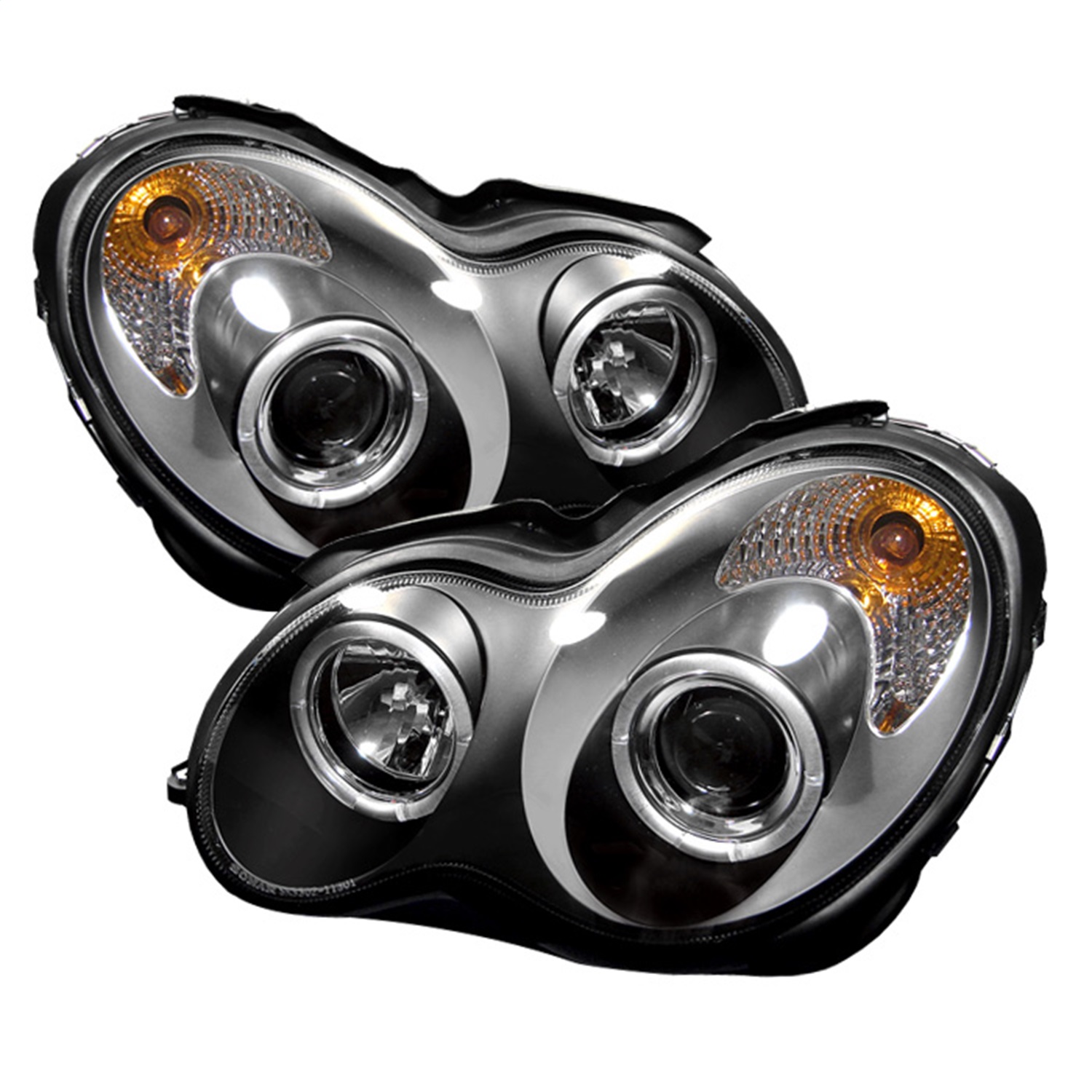 AM Headlight SKU PRO YD MBW203 HL BK