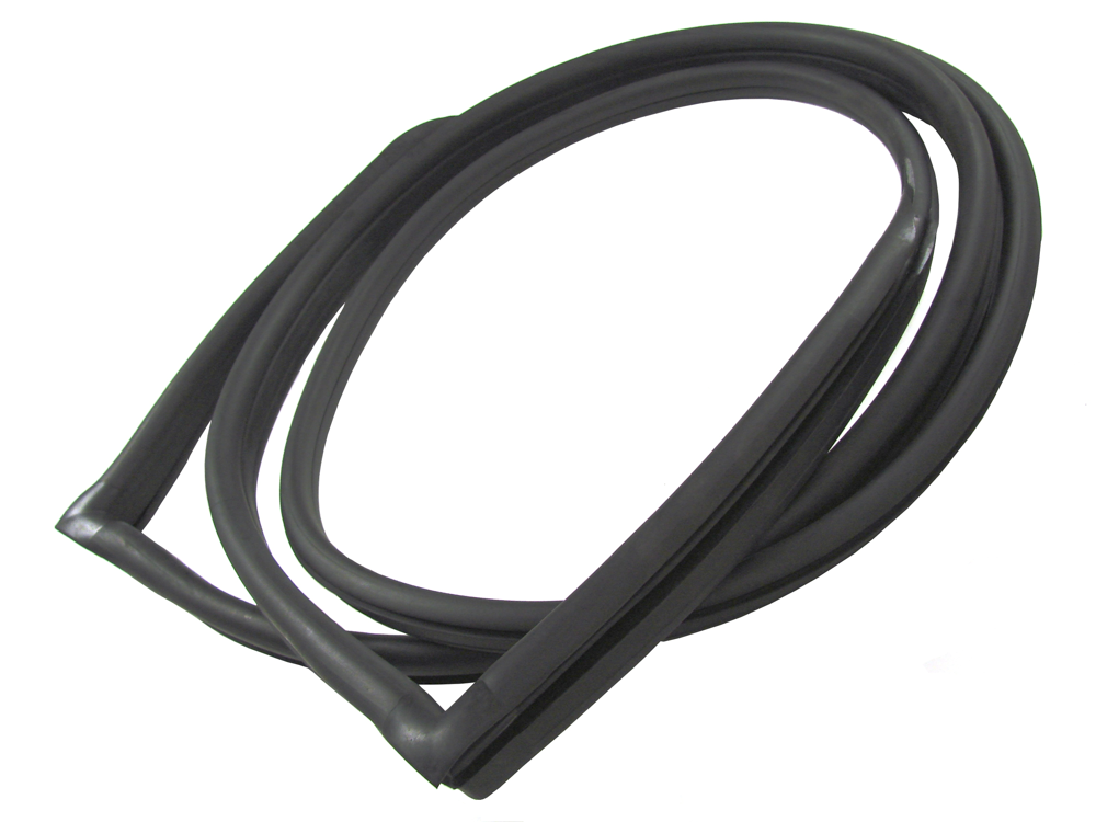 AM Rear Window Weatherstrip Seal Works With Chrome Trim That Inserts into Body Clips SKU PRPAWBLDB395GM