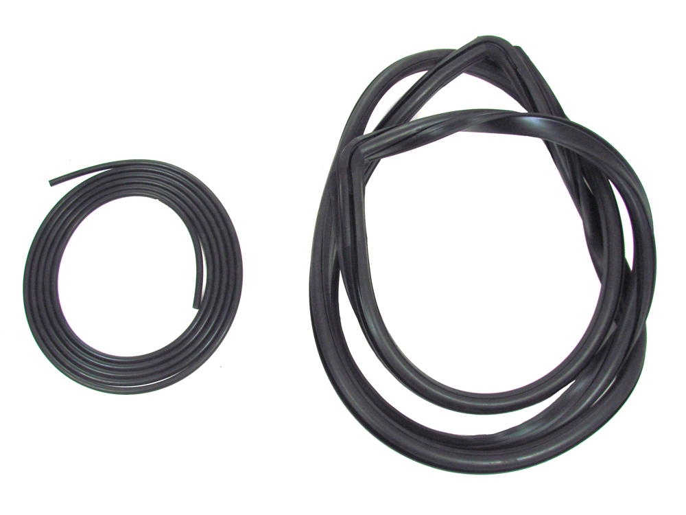 AM Rear Window Weatherstrip Seal Works With Chrome Trim in Body Clips SKU PRPWCRDB4076