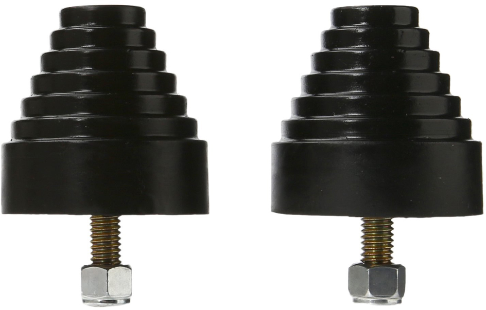 AM BUMP STOP 2-1-4X2-1-4 CONE W STP BUMP STOPS SKU PTH191318BL