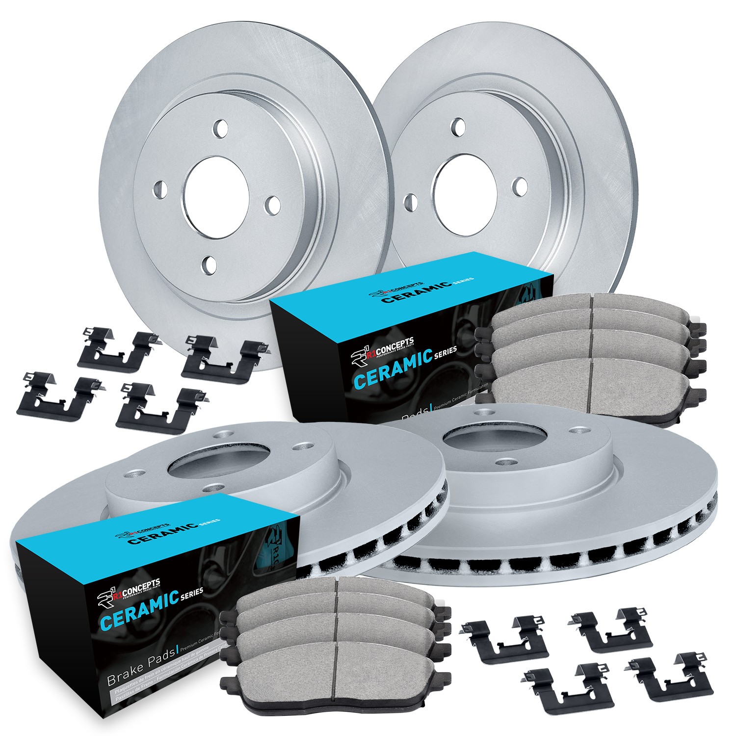 AM Brake Disc and Pad Kit SKU R1WDWH203049