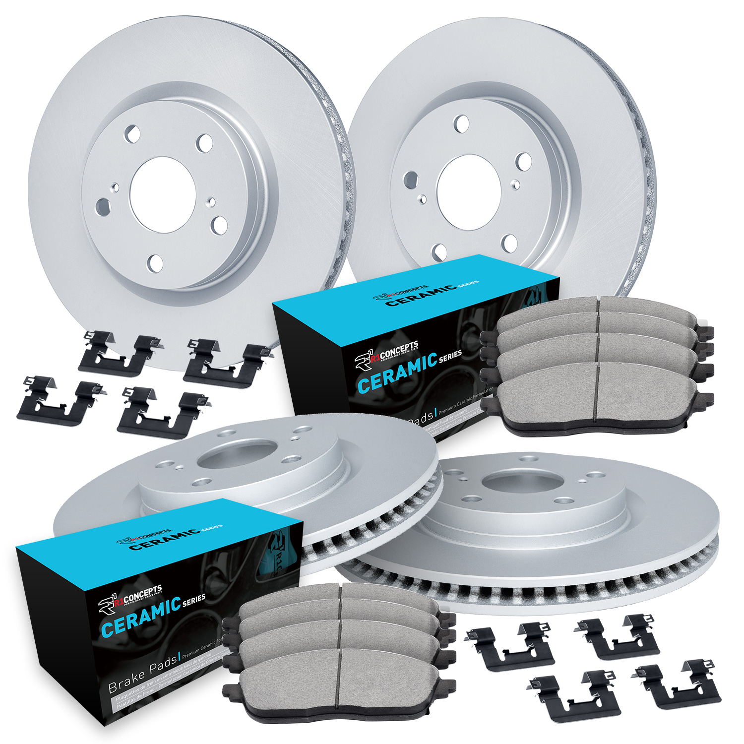 AM Brake Disc and Pad Kit SKU R1WDWH213033