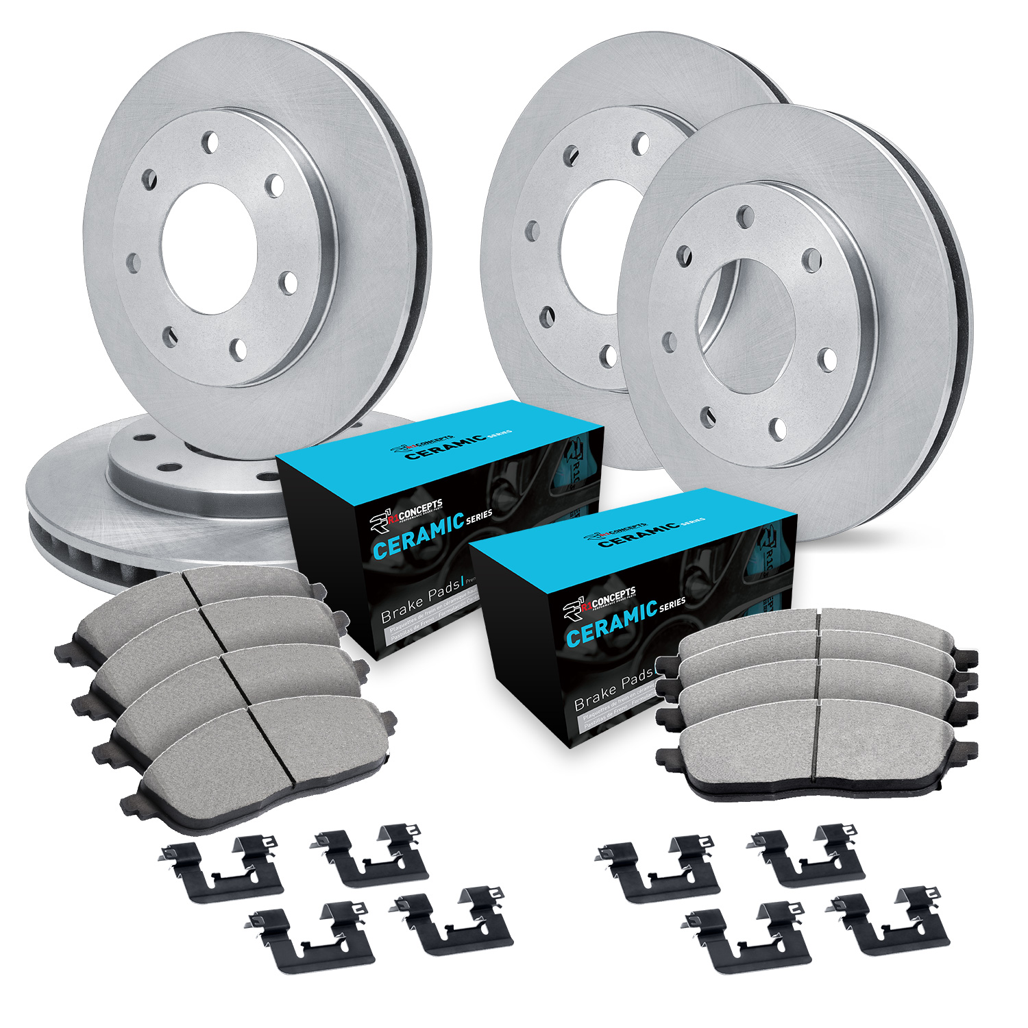 AM Brake Disc and Pad Kit SKU R1WFWH254064