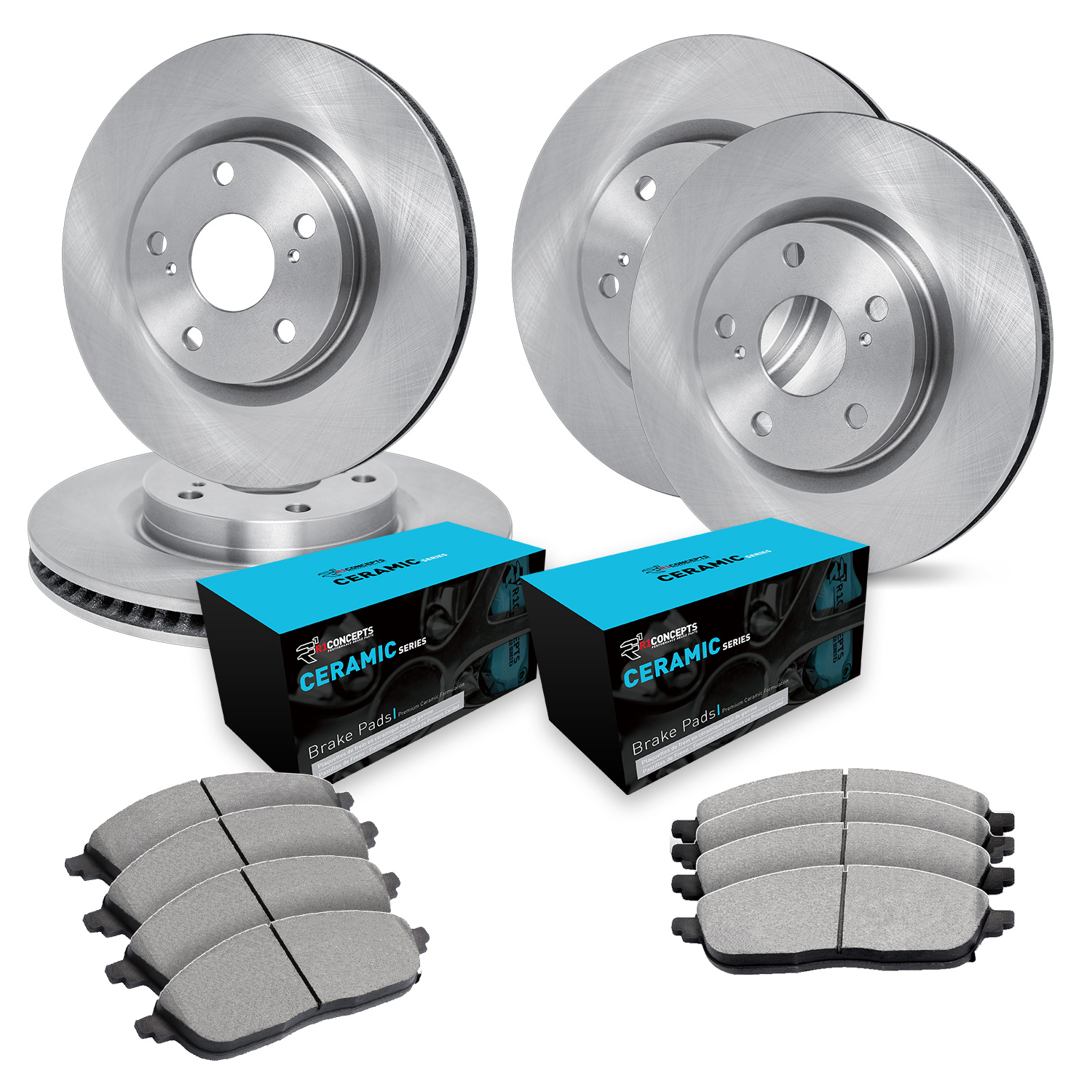 AM Brake Disc and Pad Kit SKU R1WFWN246029
