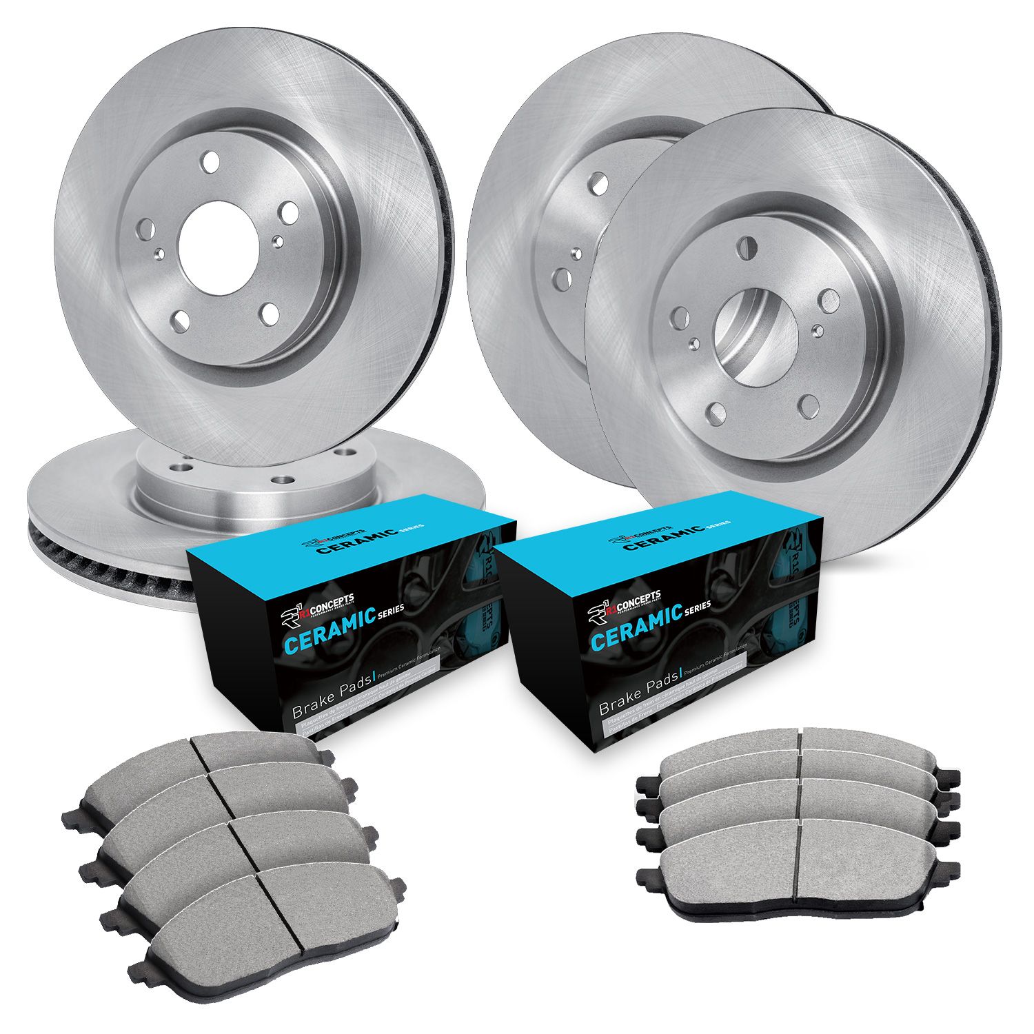 AM Brake Disc and Pad Kit SKU R1WFWN274008