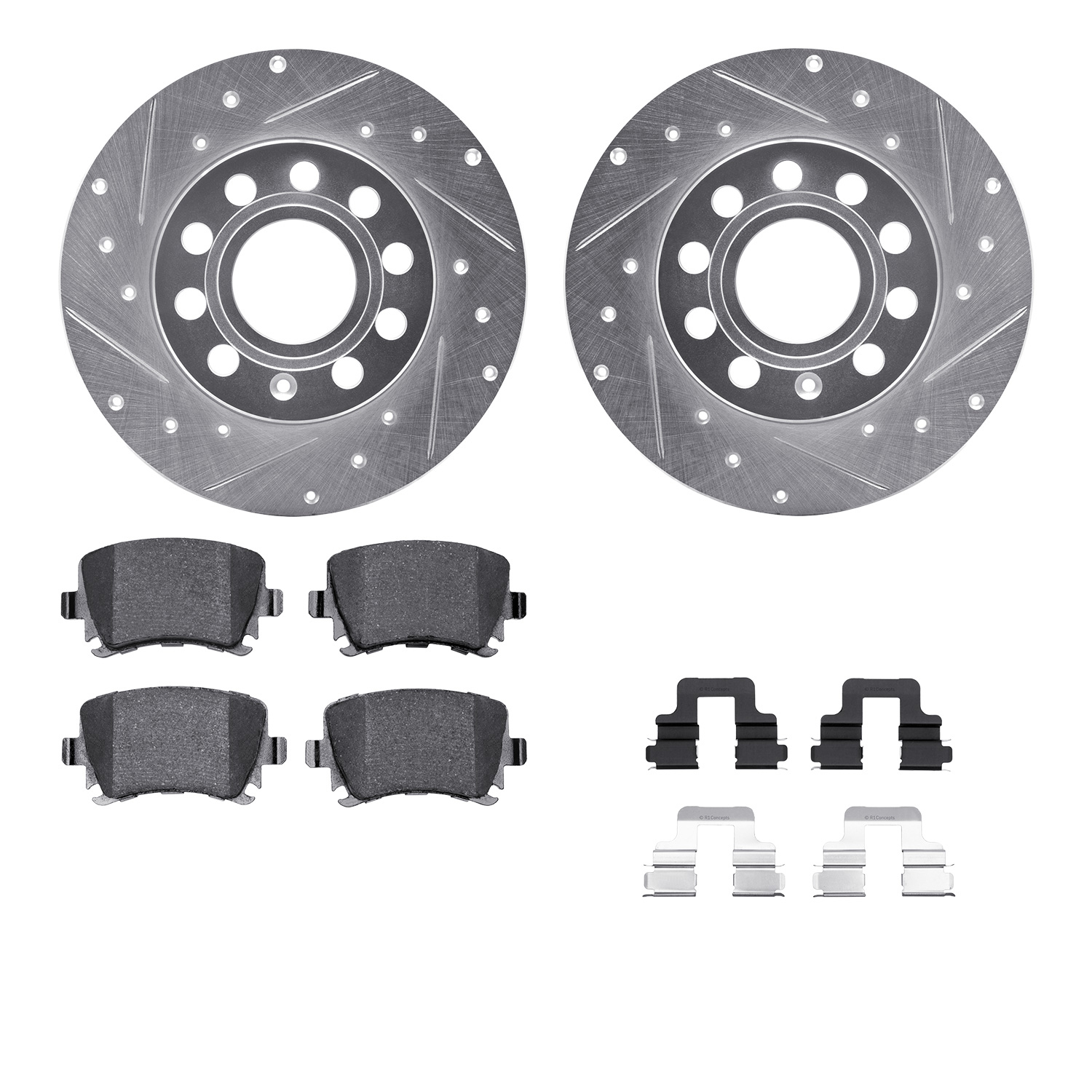 AM Brake Disc and Pad Kit SKU R1WGUH174052