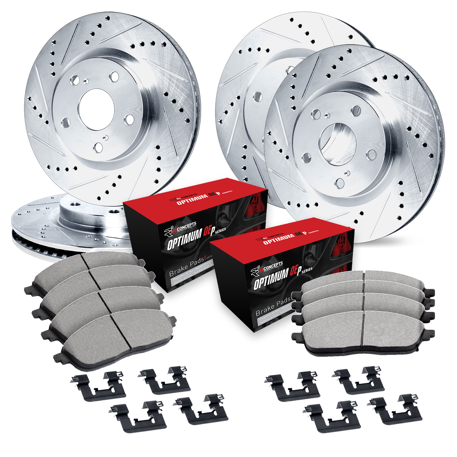 AM Brake Disc and Pad Kit SKU R1WGUH213018