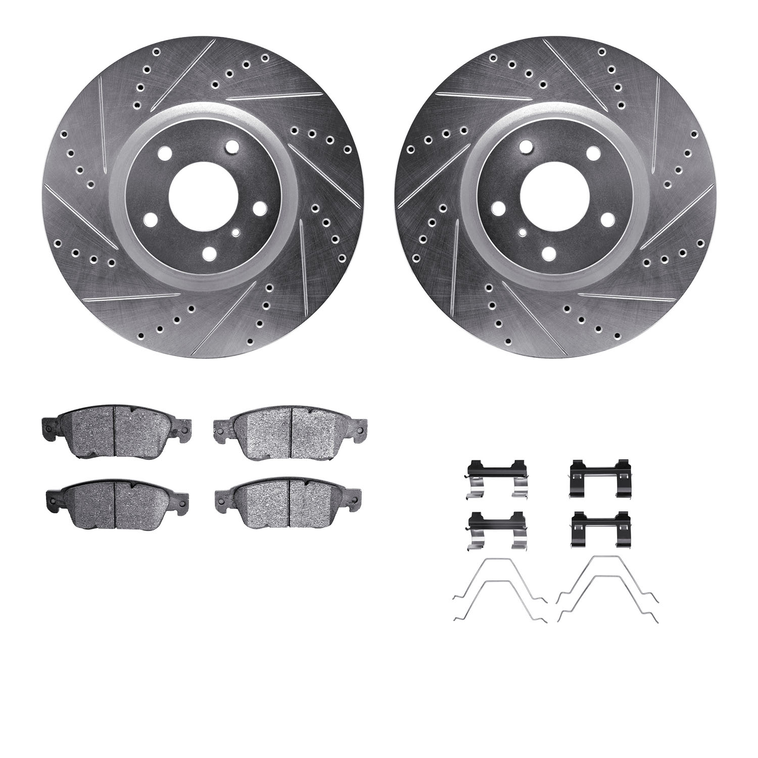 AM Brake Disc and Pad Kit SKU R1WGWH168014