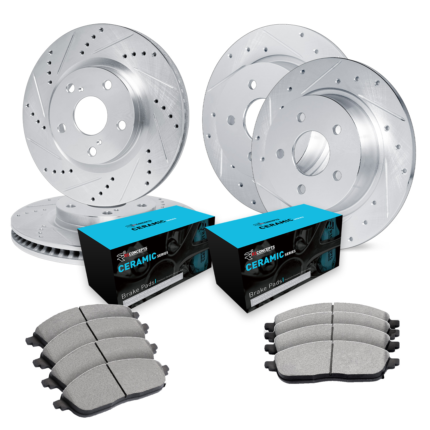 AM Brake Disc and Pad Kit SKU R1WGWN274010