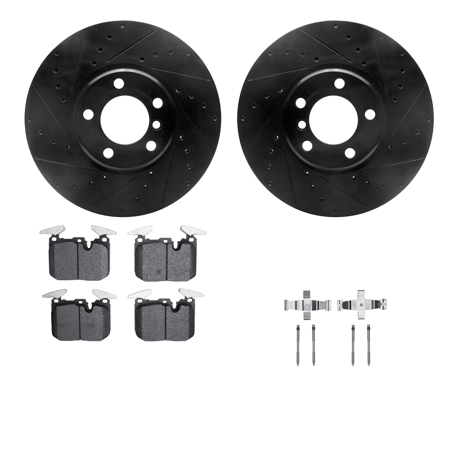 AM Brake Disc and Pad Kit SKU R1WHTH131094