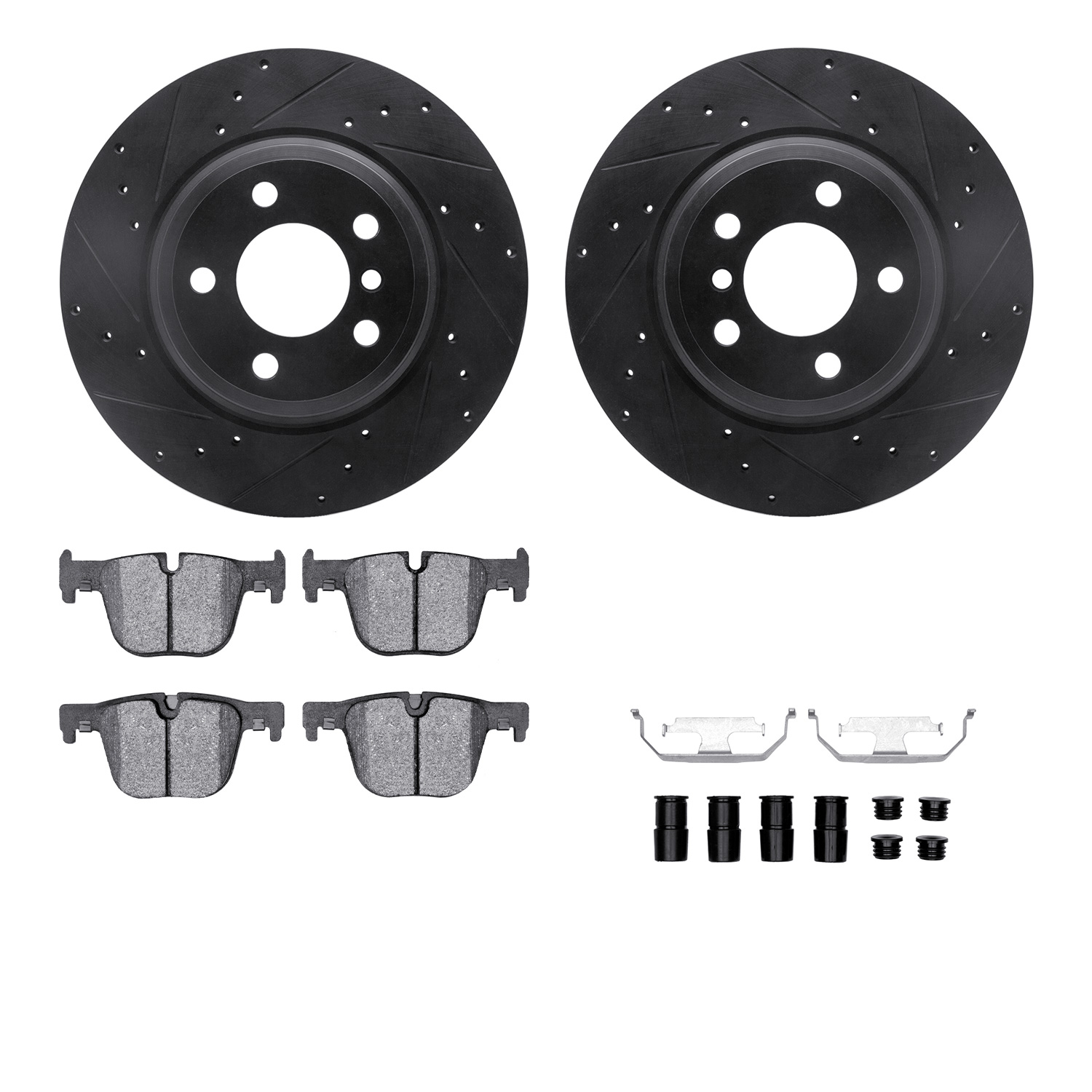 AM Brake Disc and Pad Kit SKU R1WHTH131096