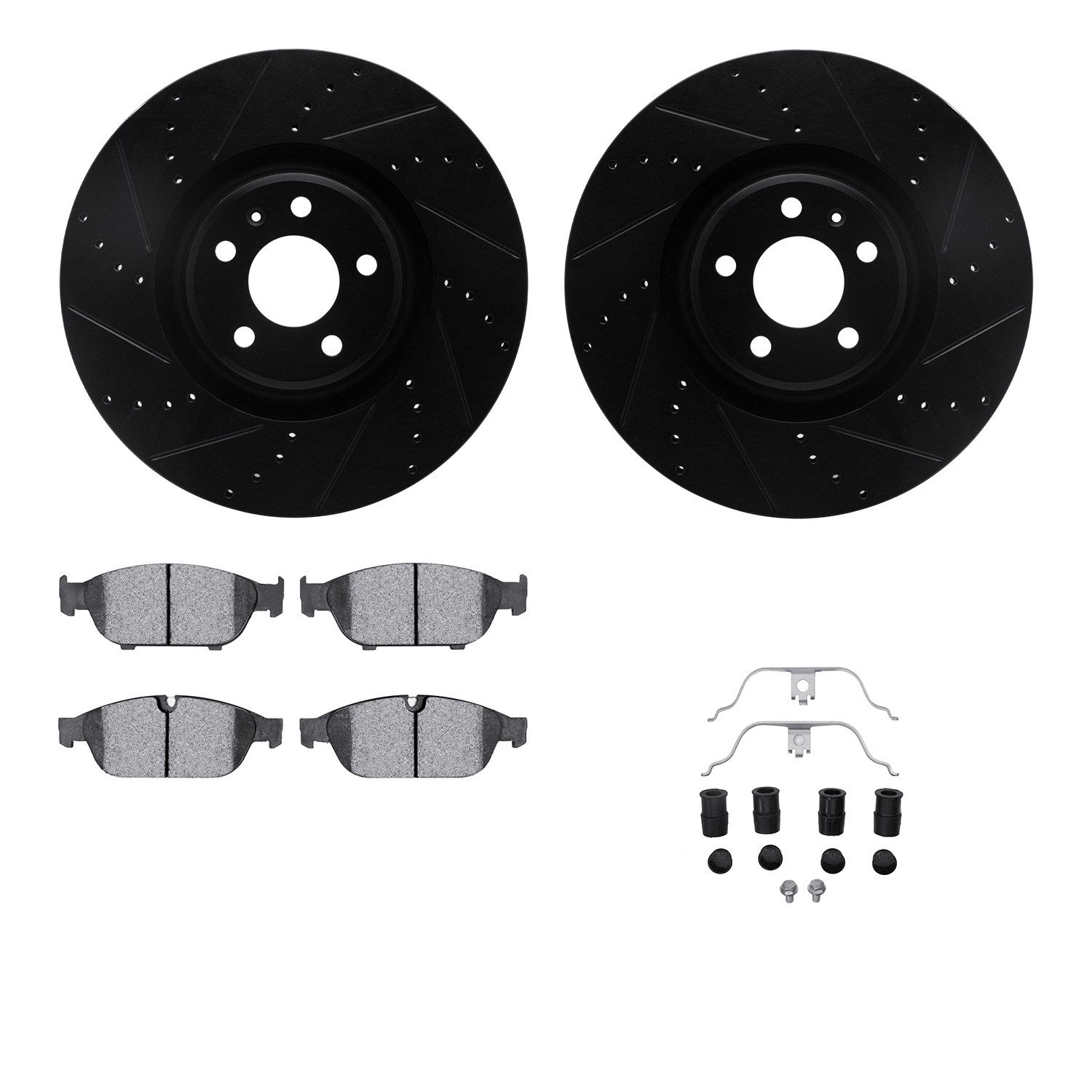 AM Brake Disc and Pad Kit SKU R1WHTH173052