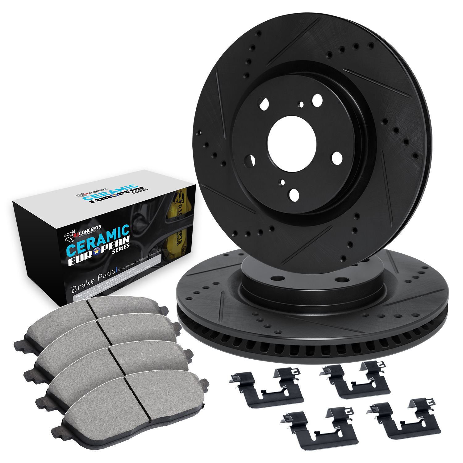 AM Brake Disc and Pad Kit SKU R1WHTH174024