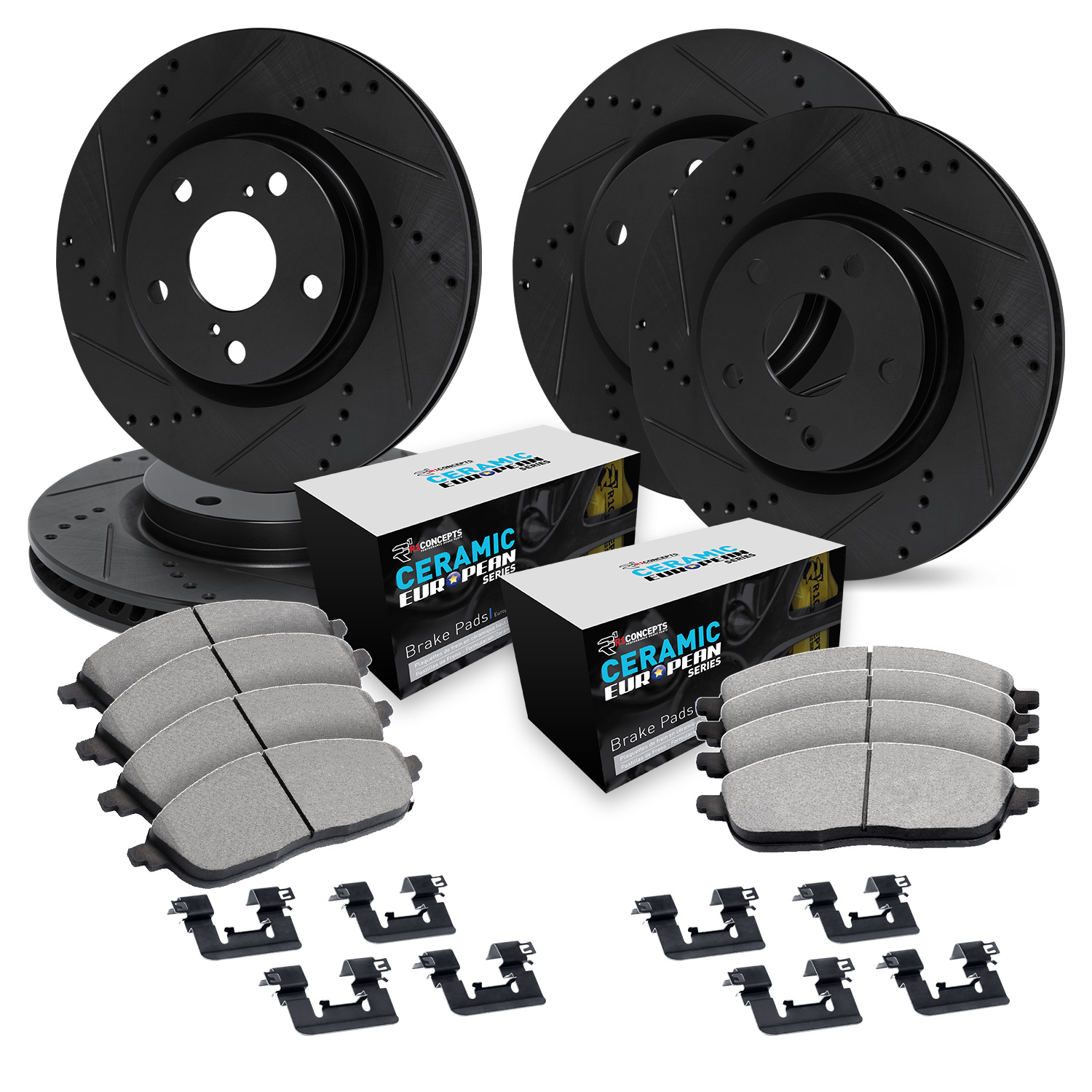 AM Brake Disc and Pad Kit SKU R1WHTH267004