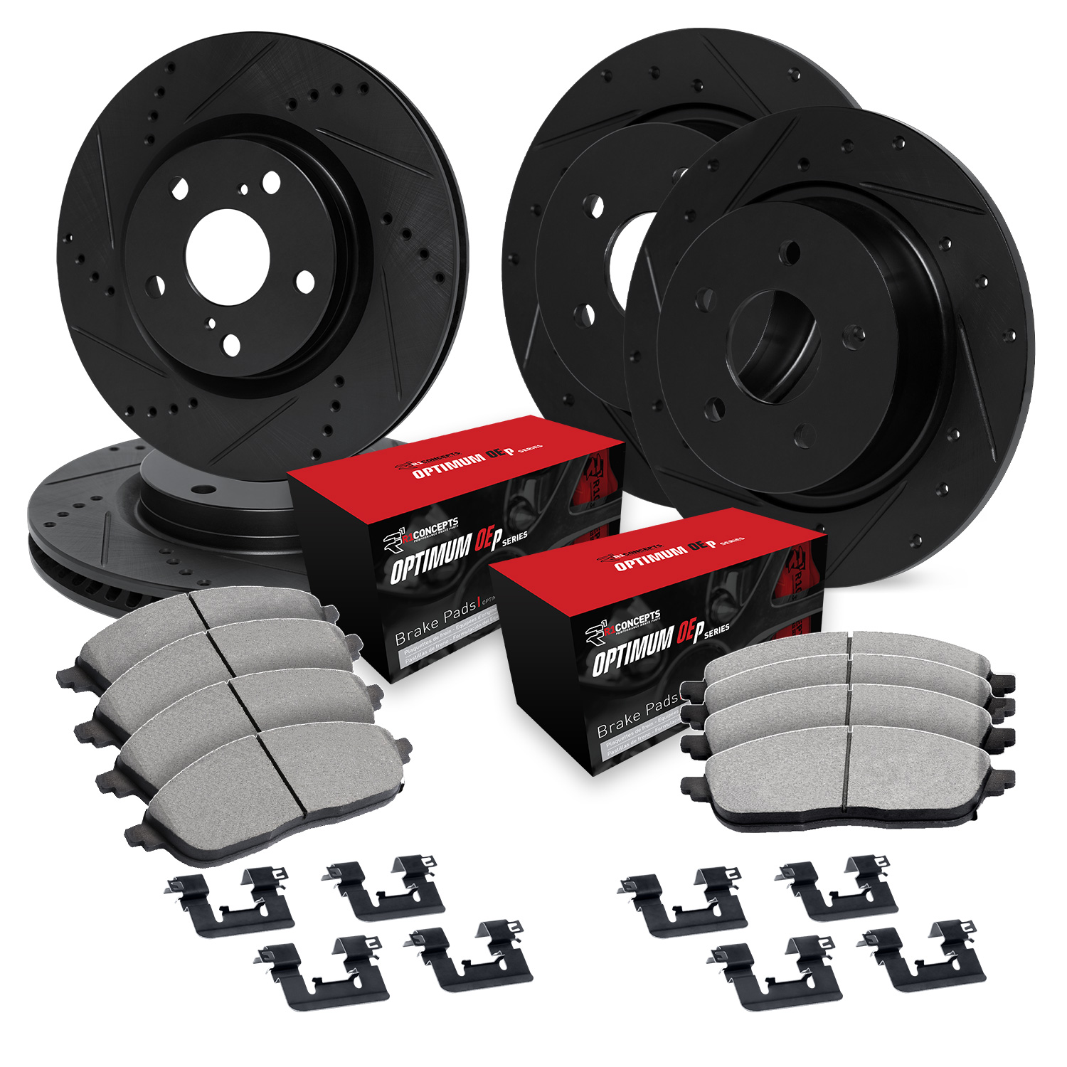 AM Brake Disc and Pad Kit SKU R1WHUH221012
