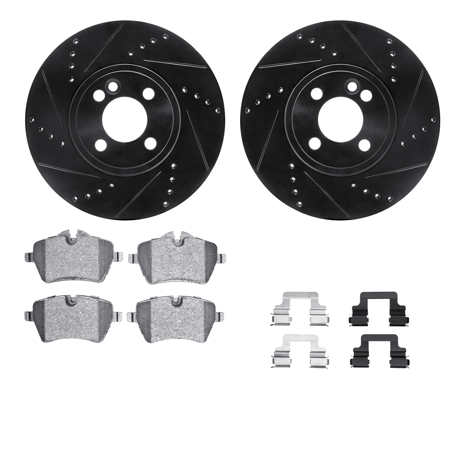 AM Brake Disc and Pad Kit SKU R1WHWH132007
