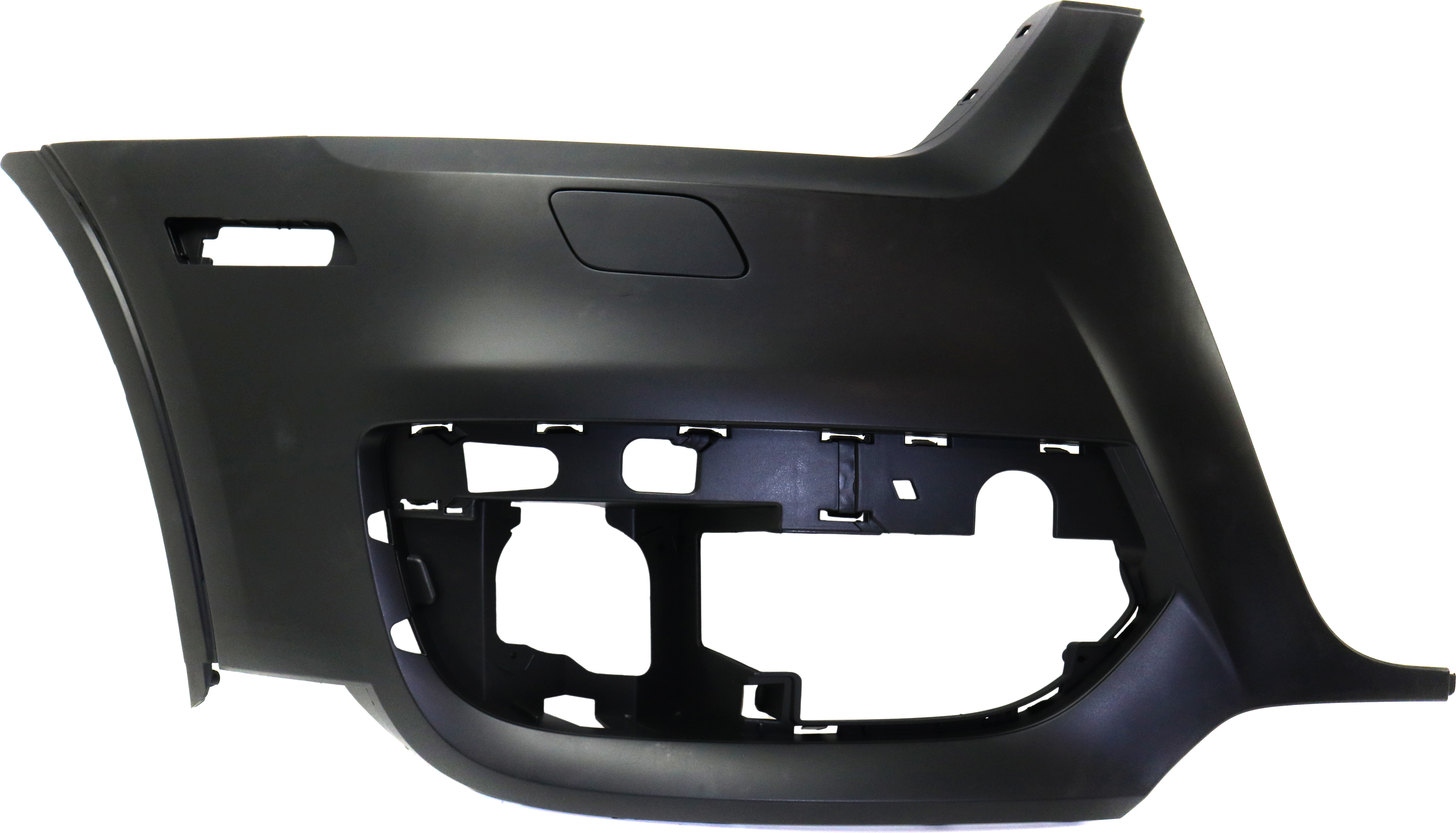 AM Q3-15-15 FRONT BUMPER COVER RH Primed w o PAS and PPAS Holes CAPA SKU RA01030001PQ Partslink AU1017102C OEM 8U0807066JGRU