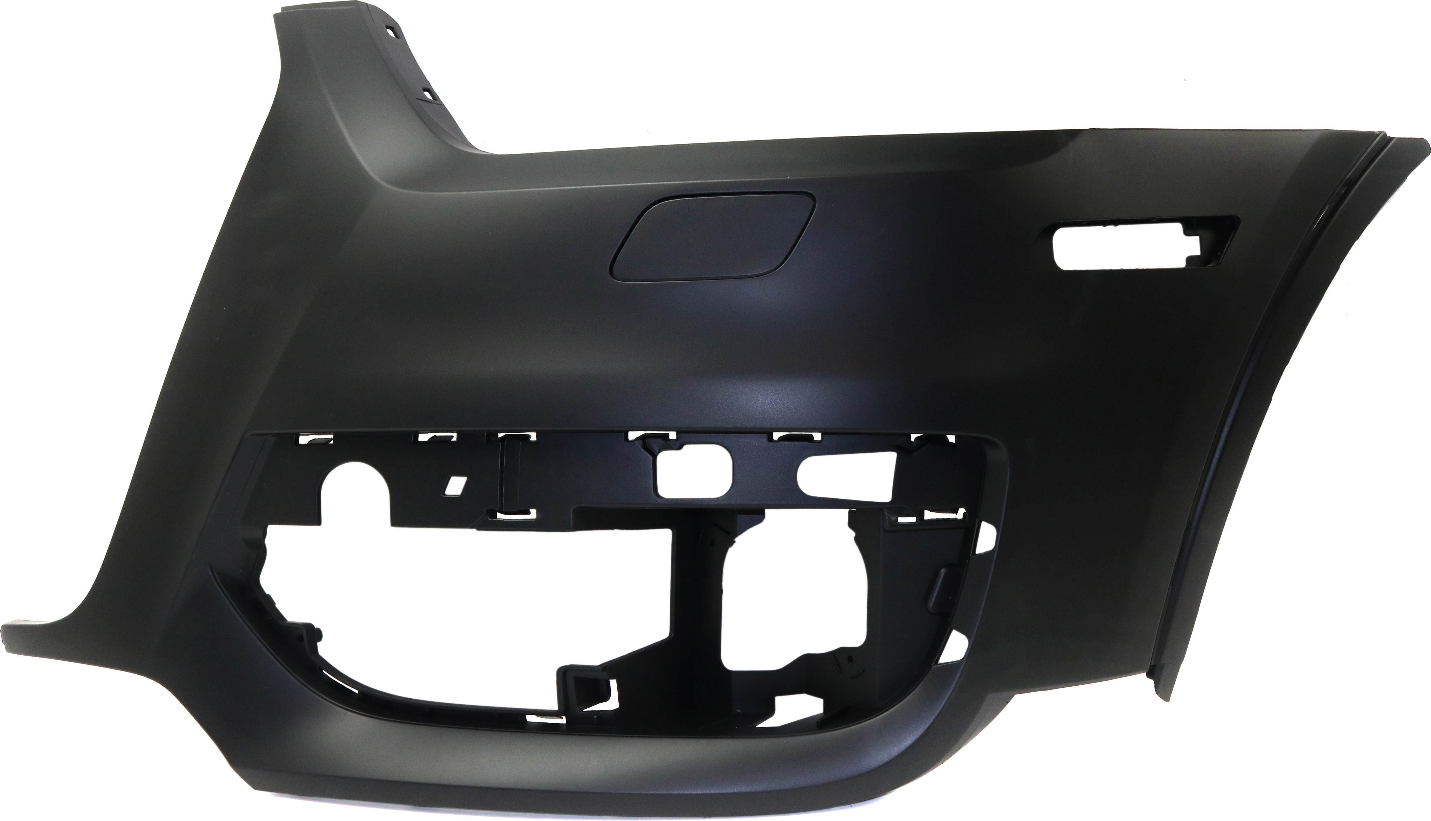 AM Q3-15-15 FRONT BUMPER COVER LH Primed w o PAS and PPAS Holes CAPA SKU RA01030002PQ Partslink AU1016102C OEM 8U0807065JGRU