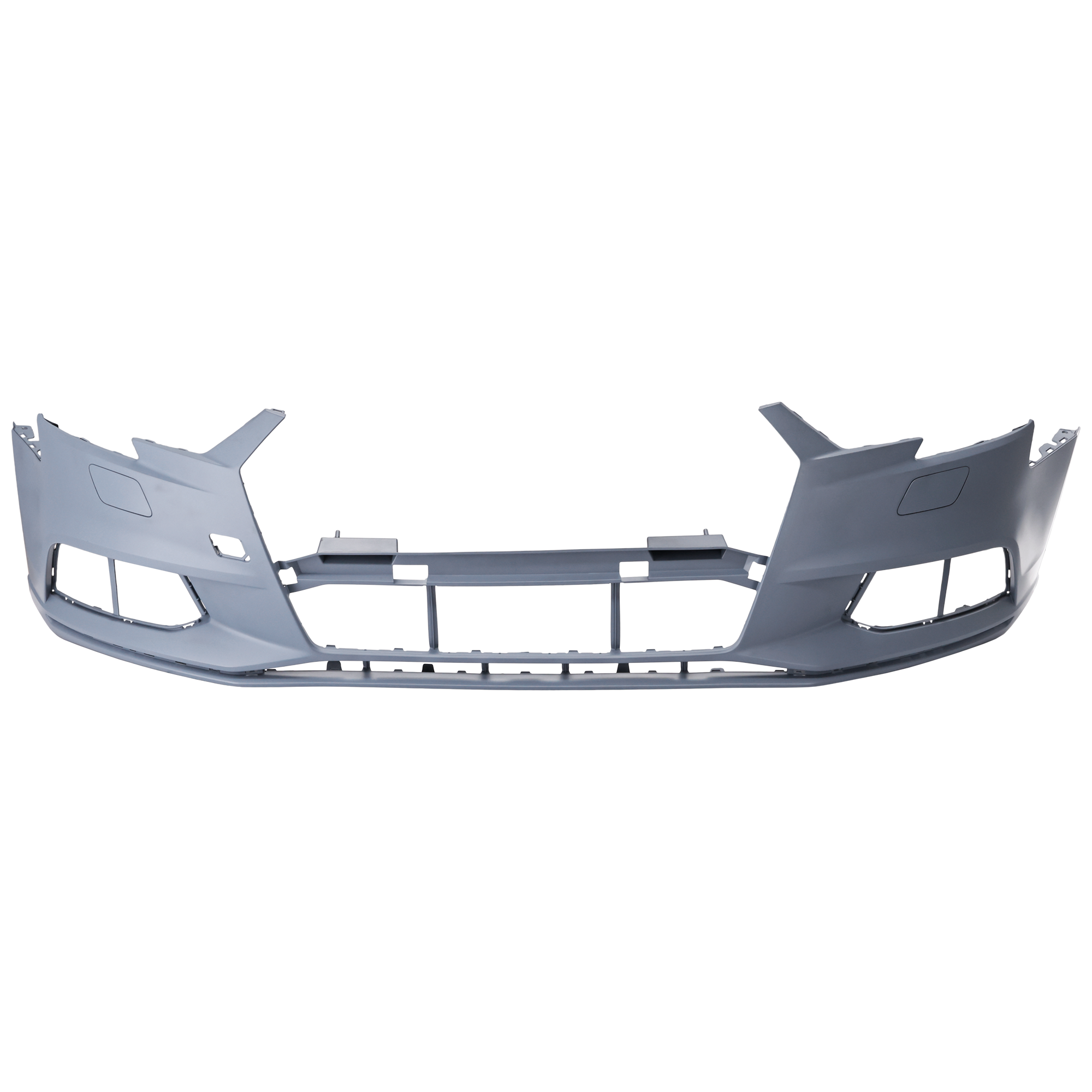 AM A3-17-20 FRONT BUMPER COVER Primed Convertible w o S Line Pkg Sedan w o HLW and Parking Aid Sensor Holes SKU RA01030012P Partslink AU1000243 OEM 8V5807065QGRU