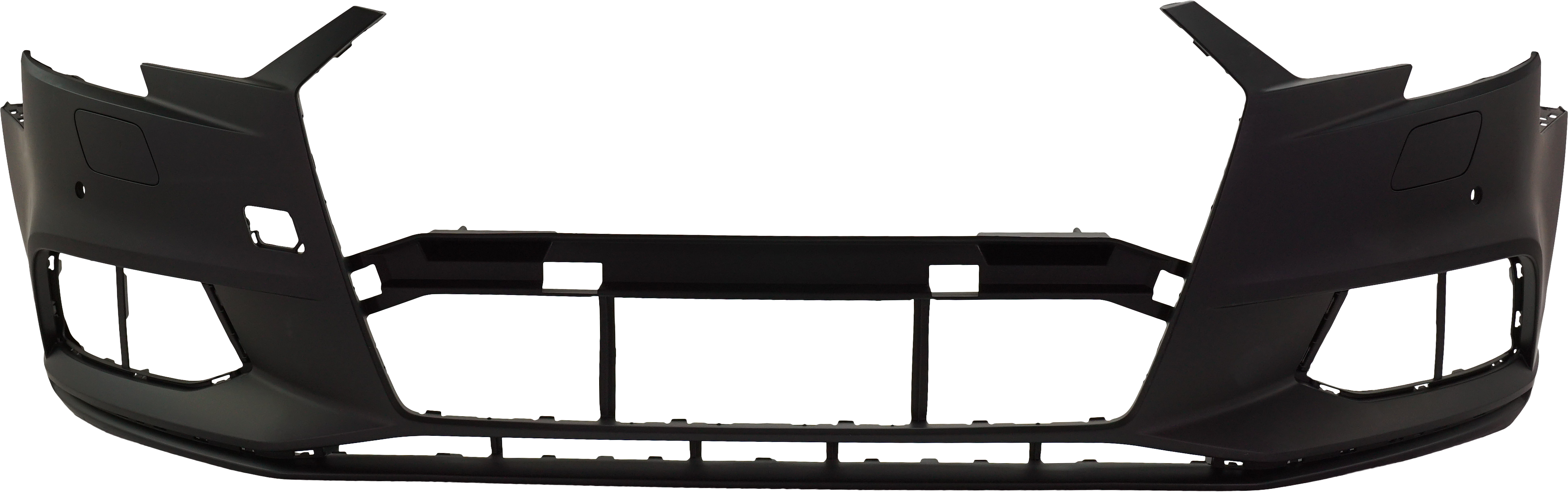 AM A3-17-20 FRONT BUMPER COVER Primed Convertible w o S Line Pkg Sedan w o HLW and Parallel Park Assist Sensor Holes w Parking Aid Sensor Holes SKU RA01030013P Partslink AU1000244 OEM 8V5807065SGRU