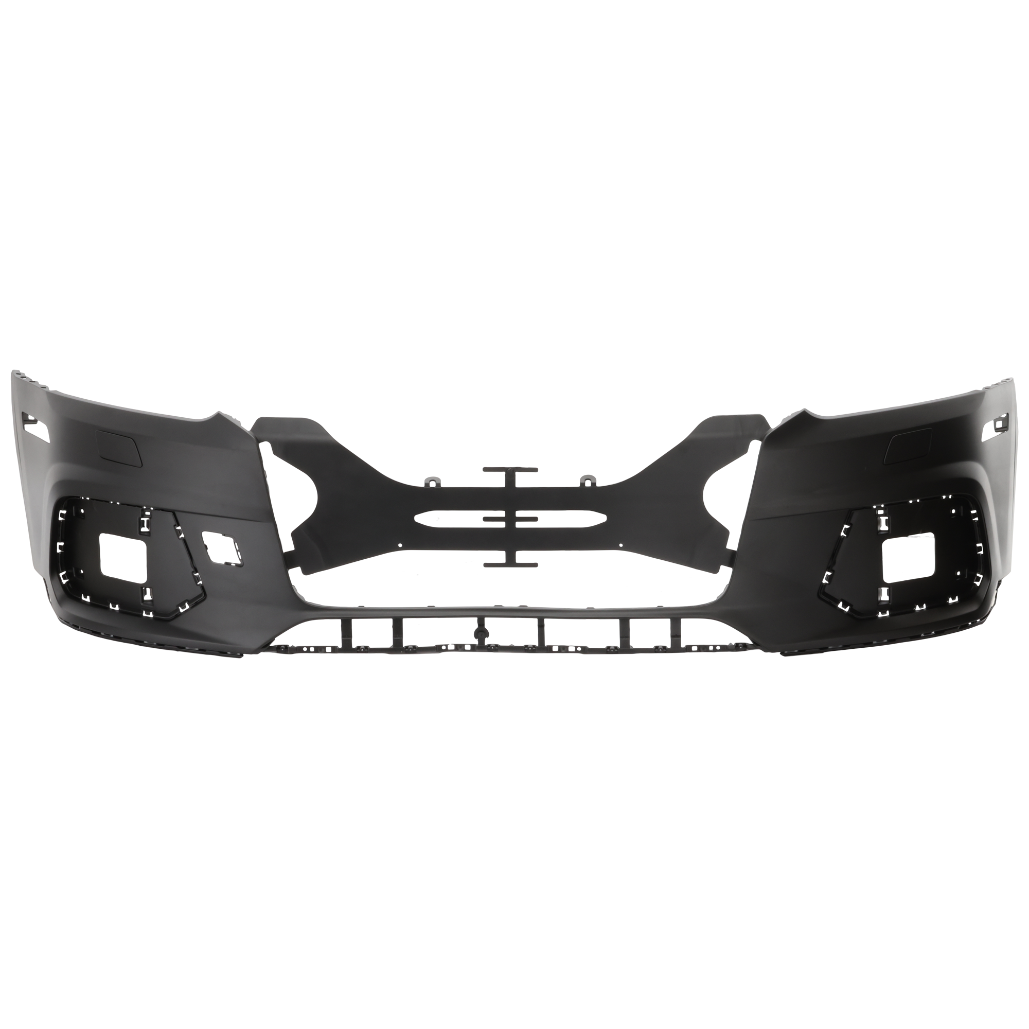 AM Q3-16-17 FRONT BUMPER COVER 1 Piece Type Primed w o Parallel Park Assist and Parking Aid Sensor Holes CAPA SKU RA01030023PQ Partslink AU1000237C OEM 8U0807065QGRU